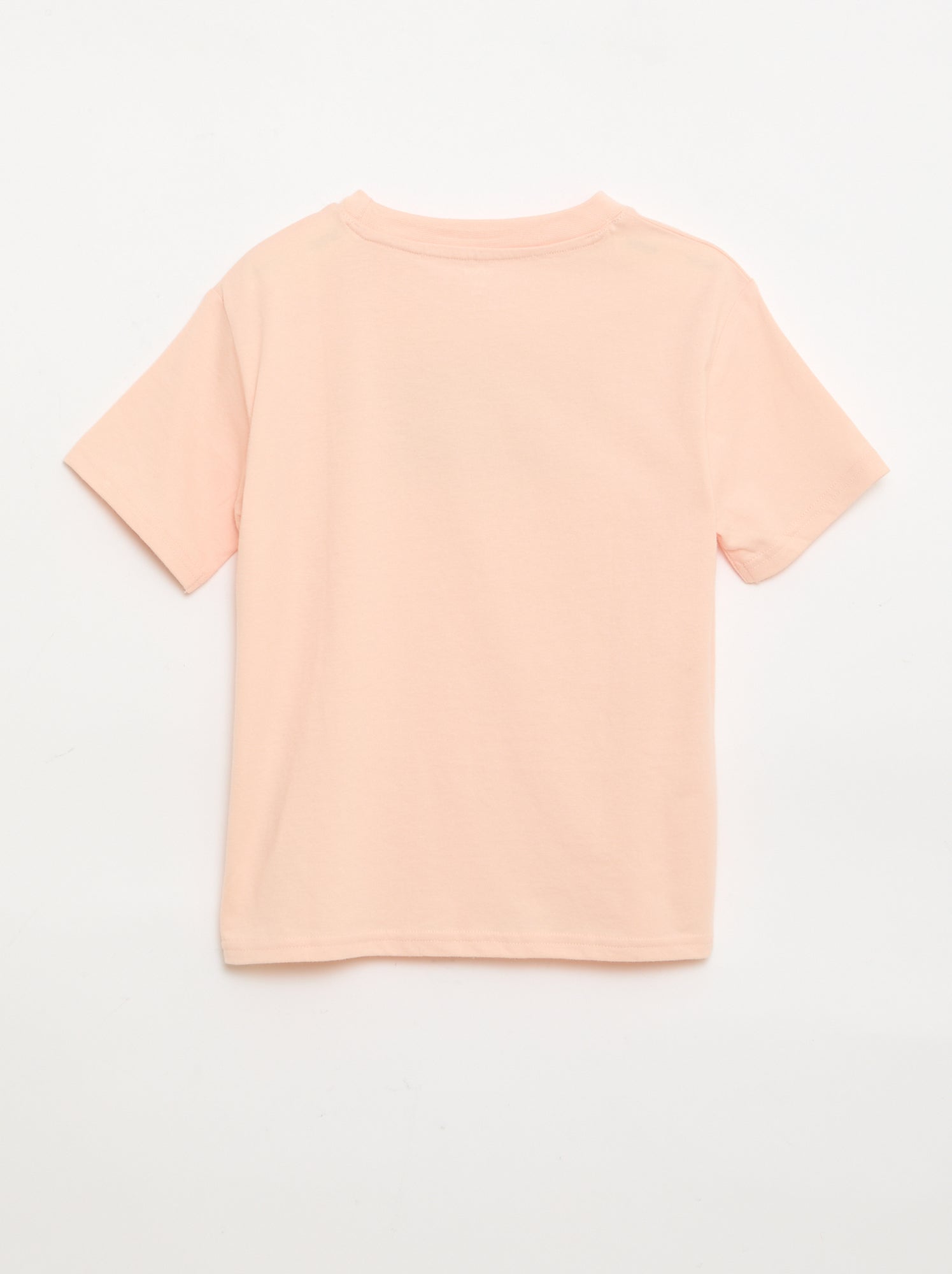 T-shirt à manches courtes imprimé - Rose (EUP44_31)