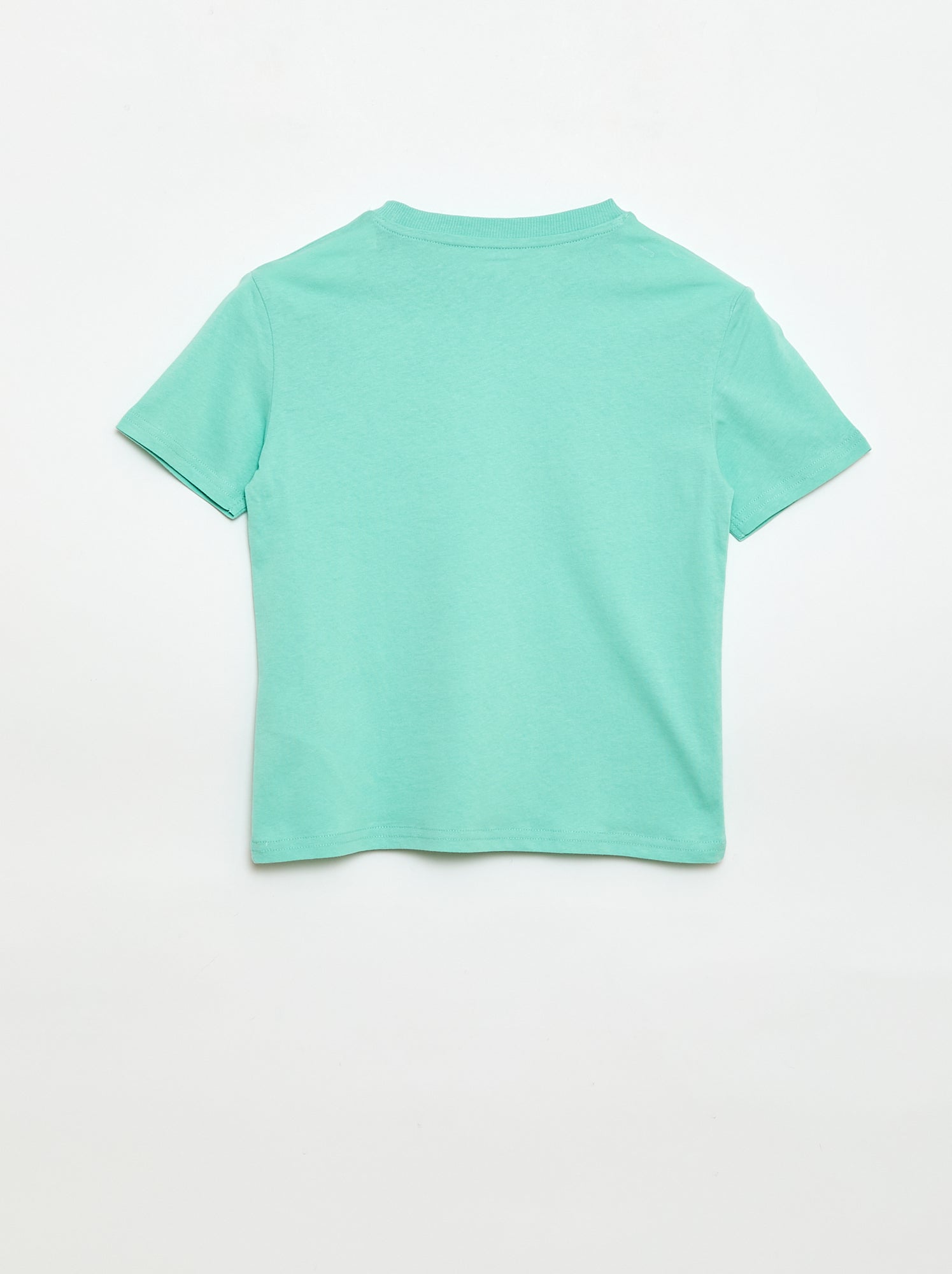 T-shirt à manches courtes imprimé - Vert (EUP44_28)