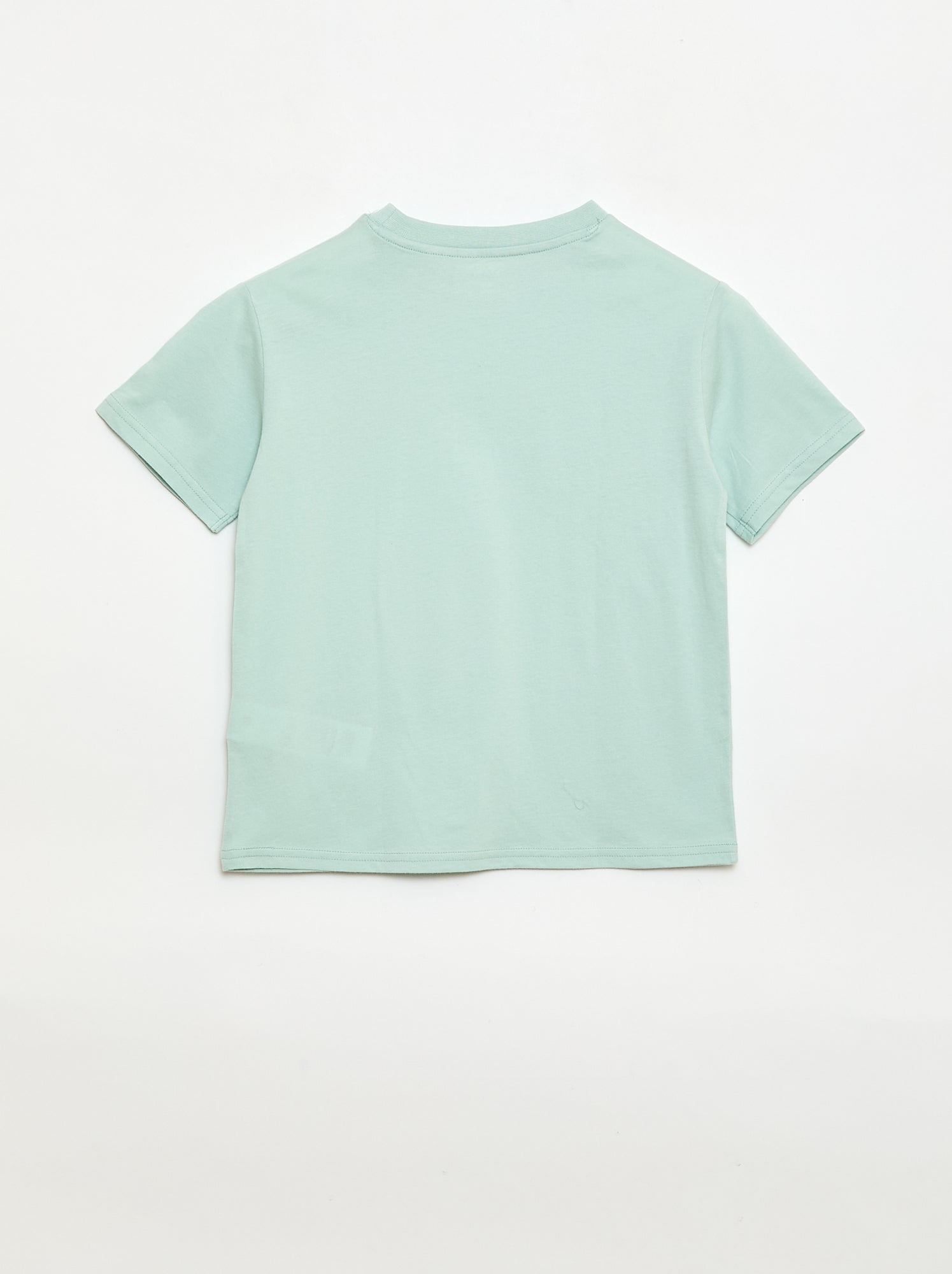T-shirt à manches courtes imprimé - Vert (EUP44_35)