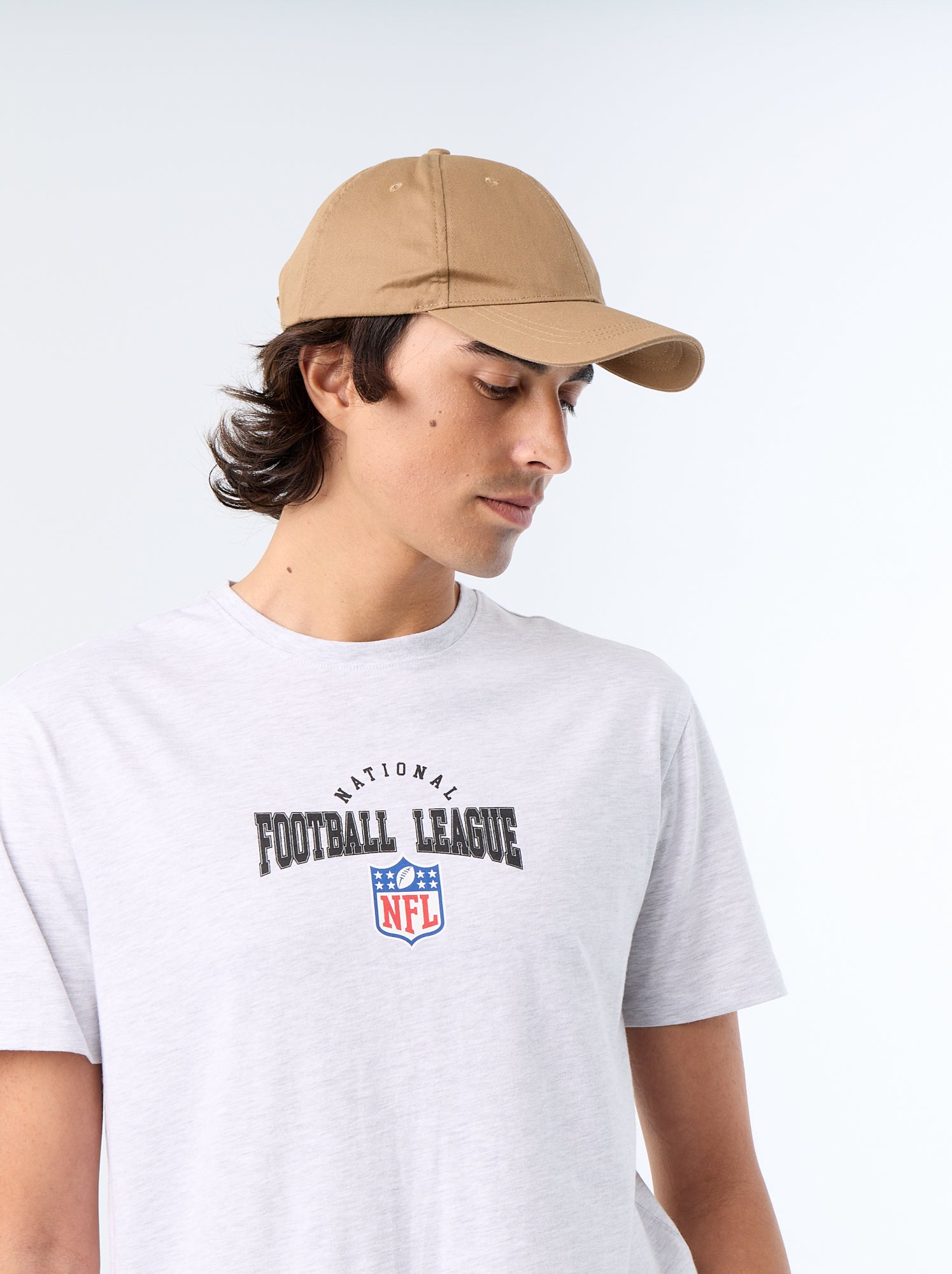 T-shirt à manches courtes 'NFL' - Gris