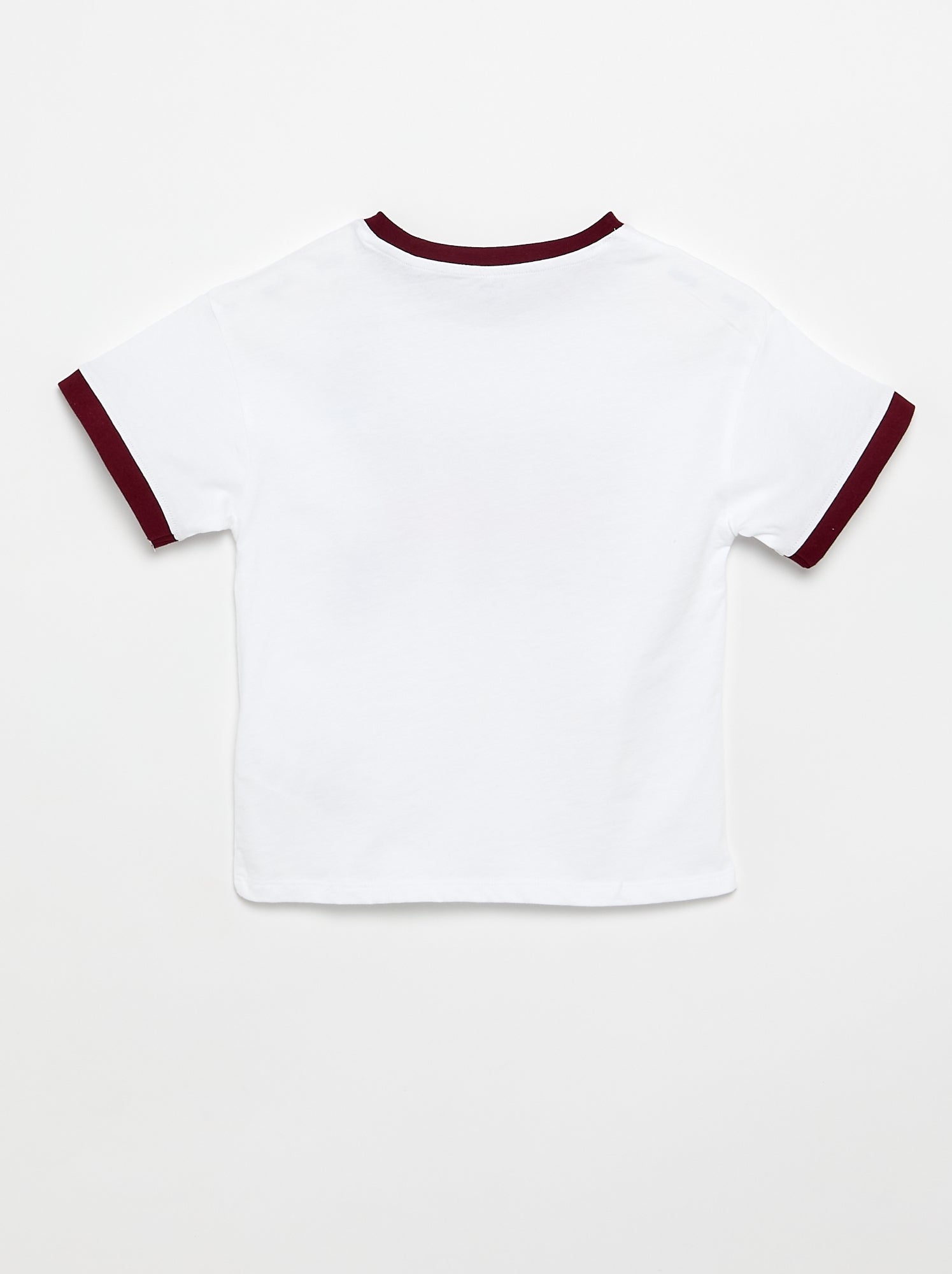 T-shirt à manches courtes 'Stitch' - Blanc