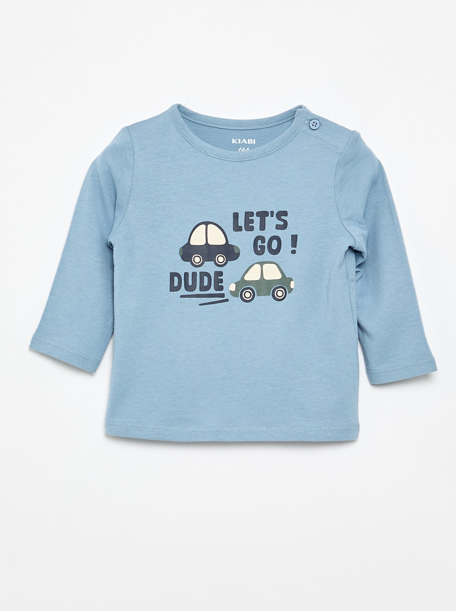 T-shirt à manches longues avec animation - Bleu (DIM01_25)