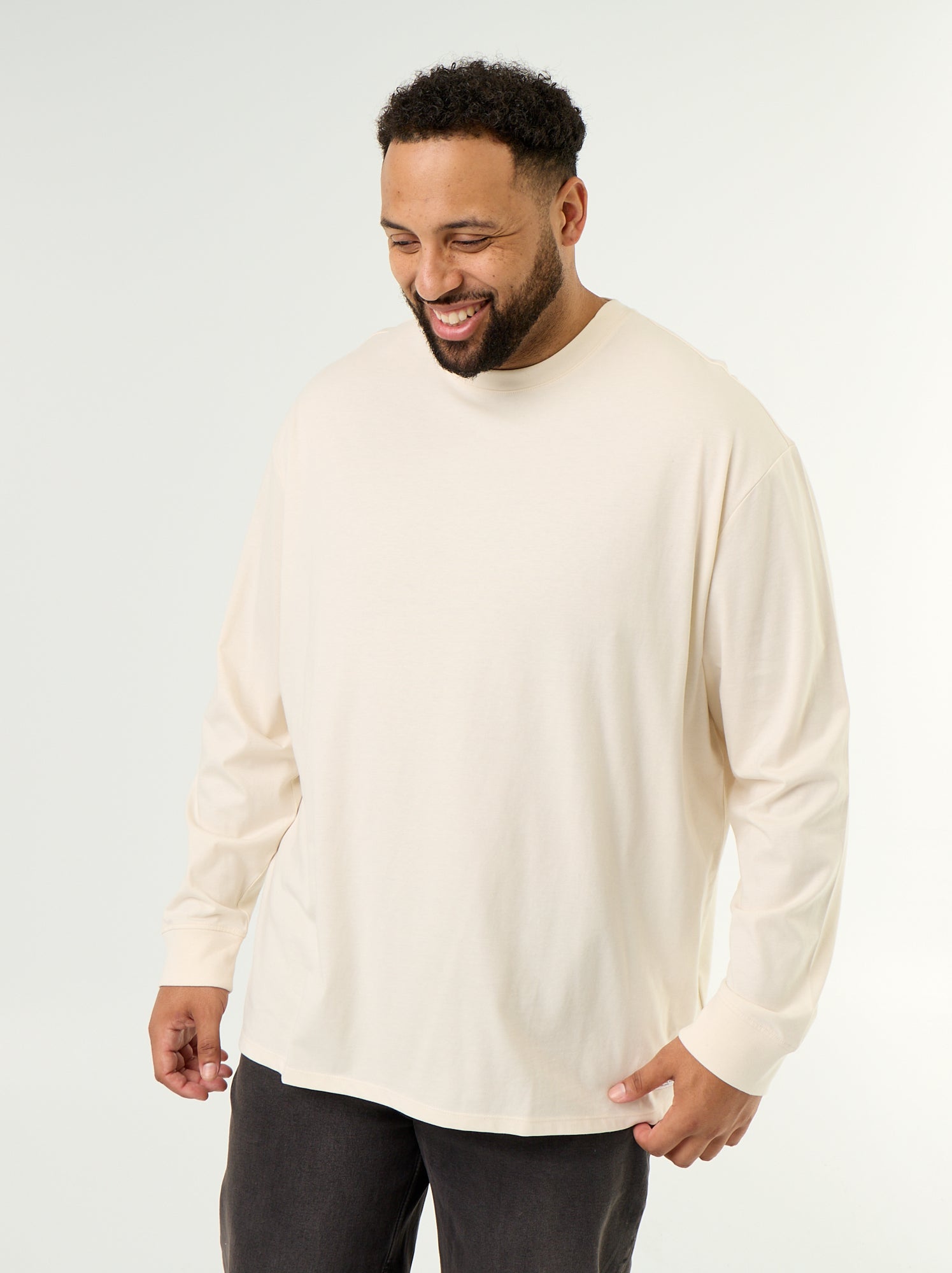 T-shirt à manches longues - Beige