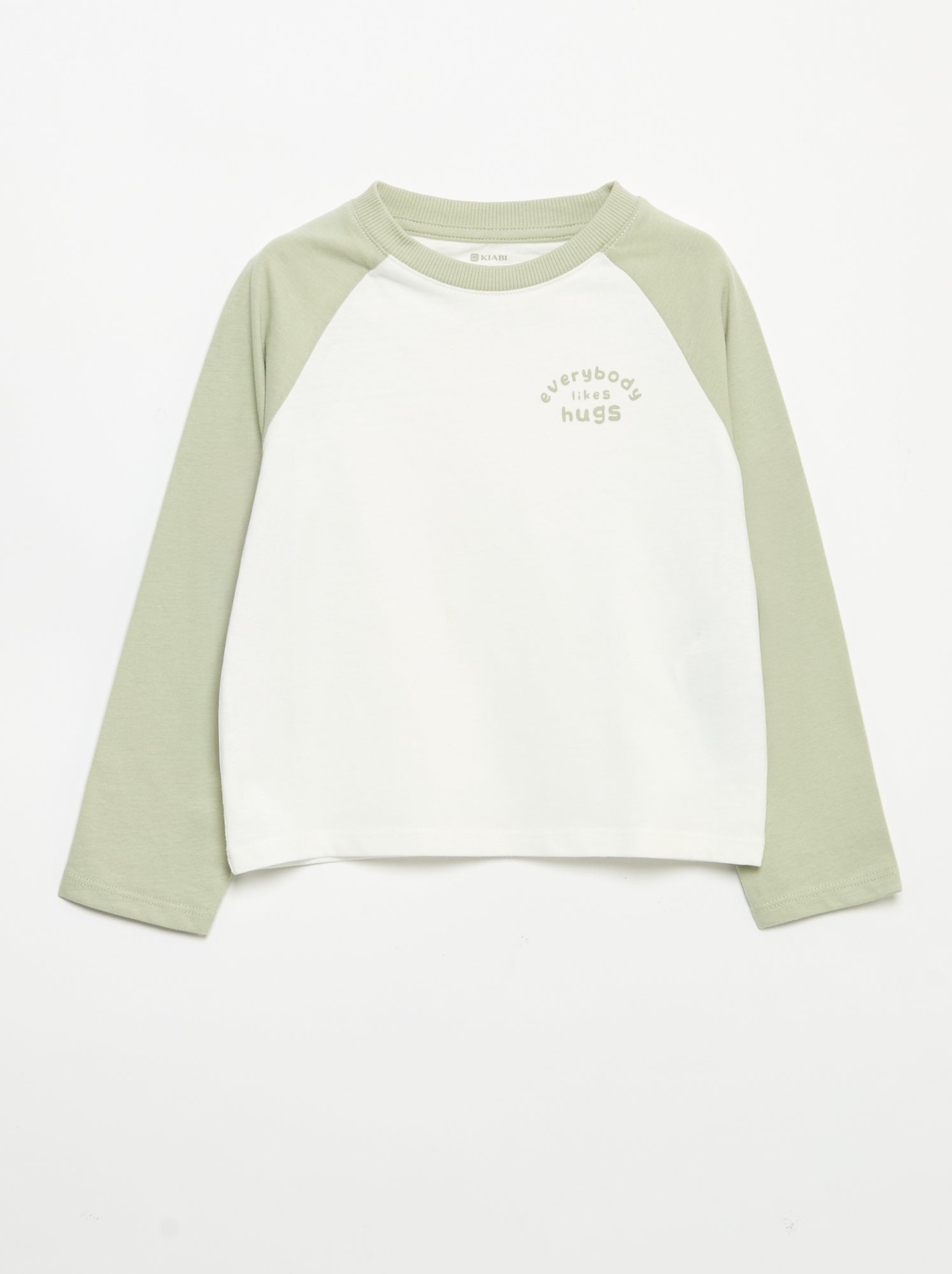 T-shirt à manches longues raglan - Blanc