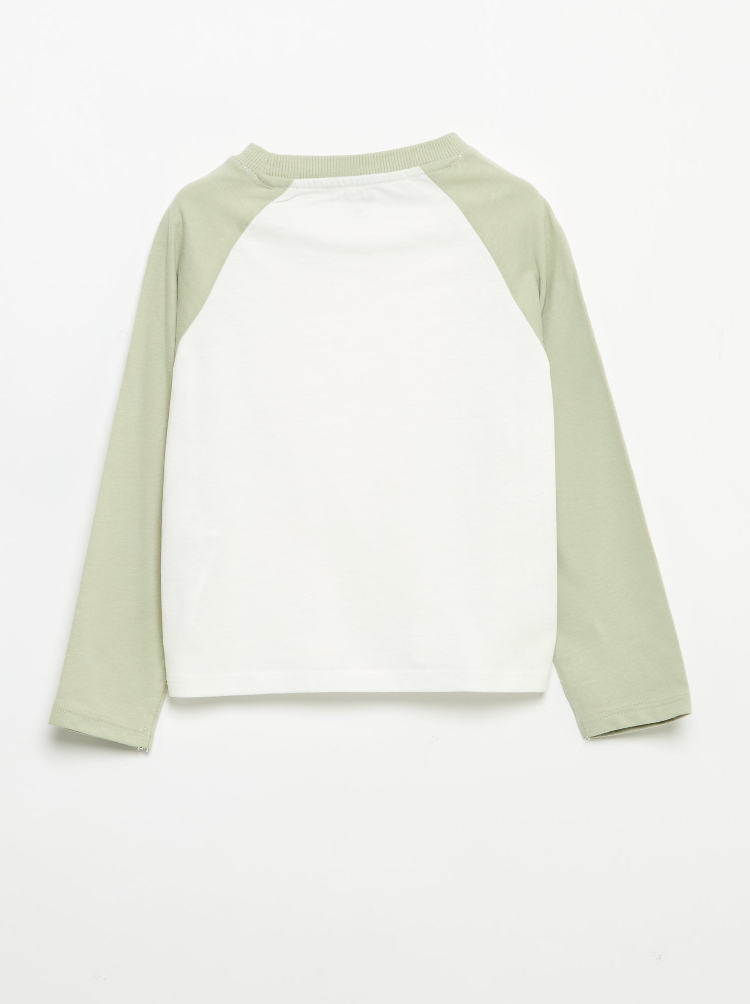 T-shirt à manches longues raglan - Blanc