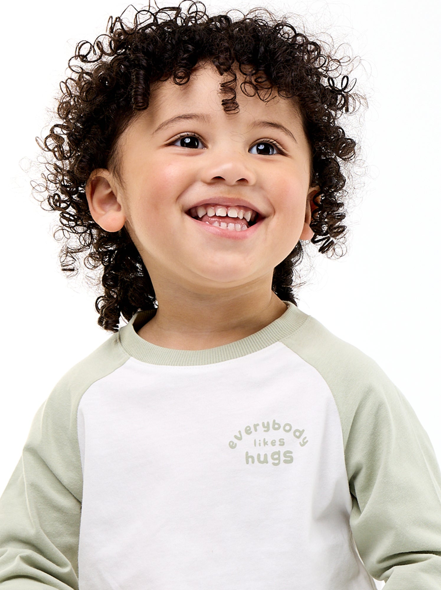 T-shirt à manches longues raglan - Blanc
