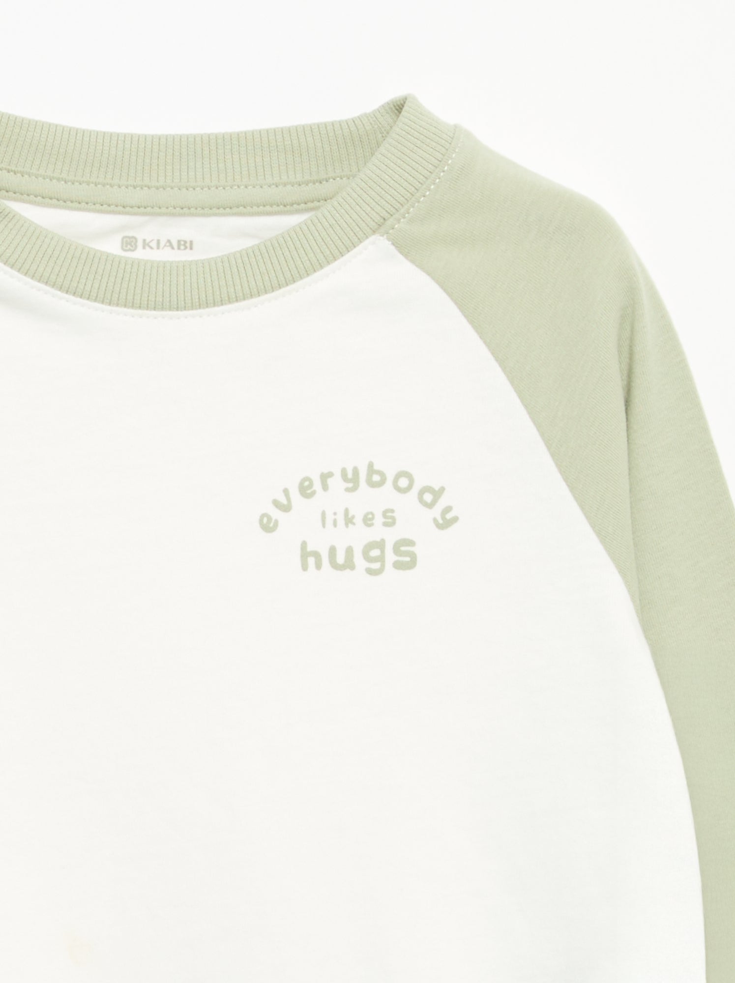 T-shirt à manches longues raglan - Blanc