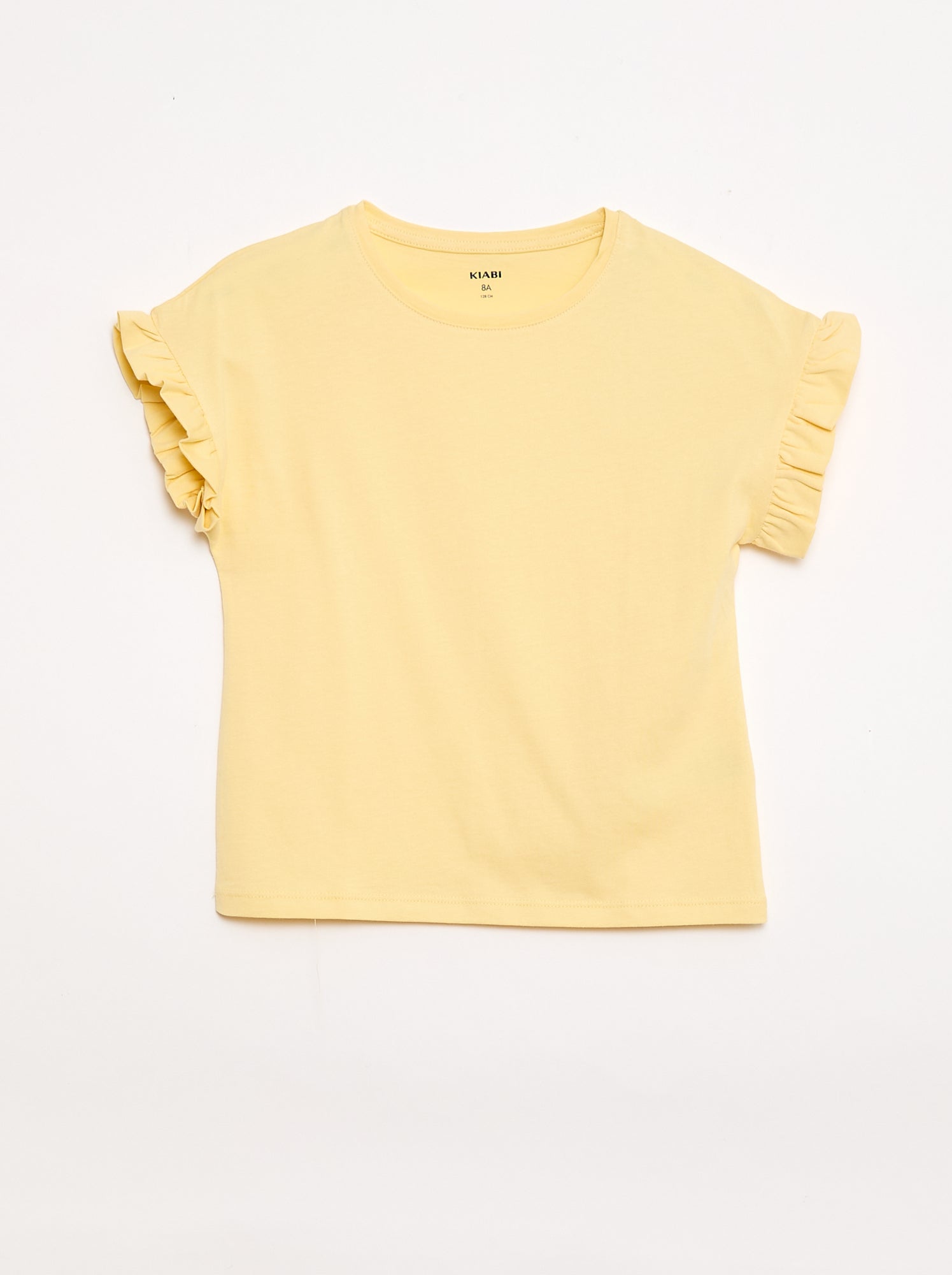 T-shirt à manches volantes - Jaune