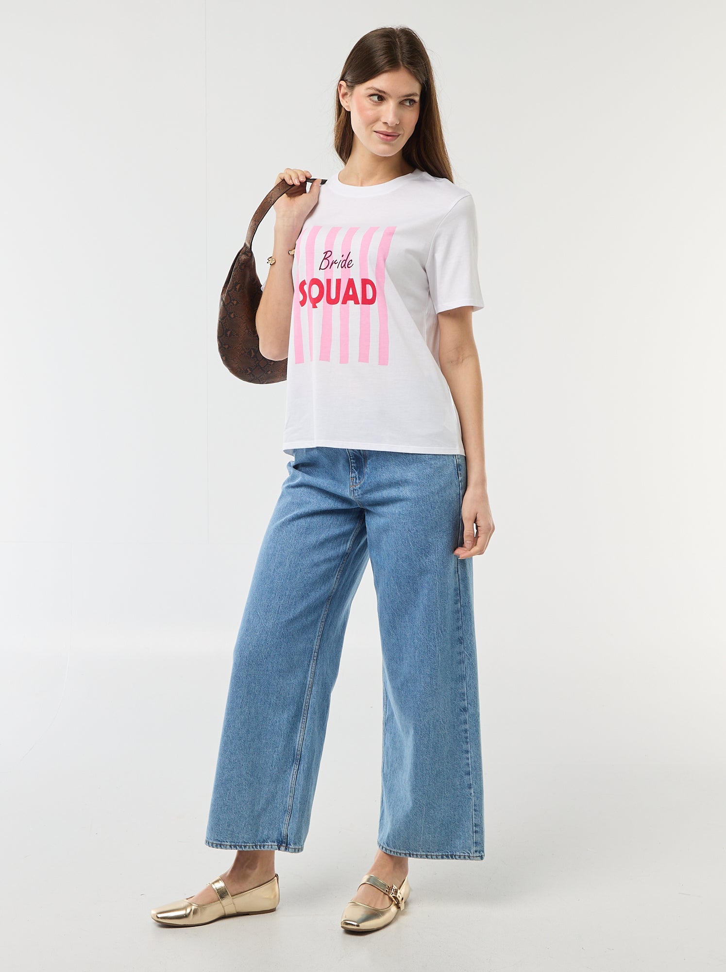 T-shirt avec message EVJF - Bleu (CYZ60_7)