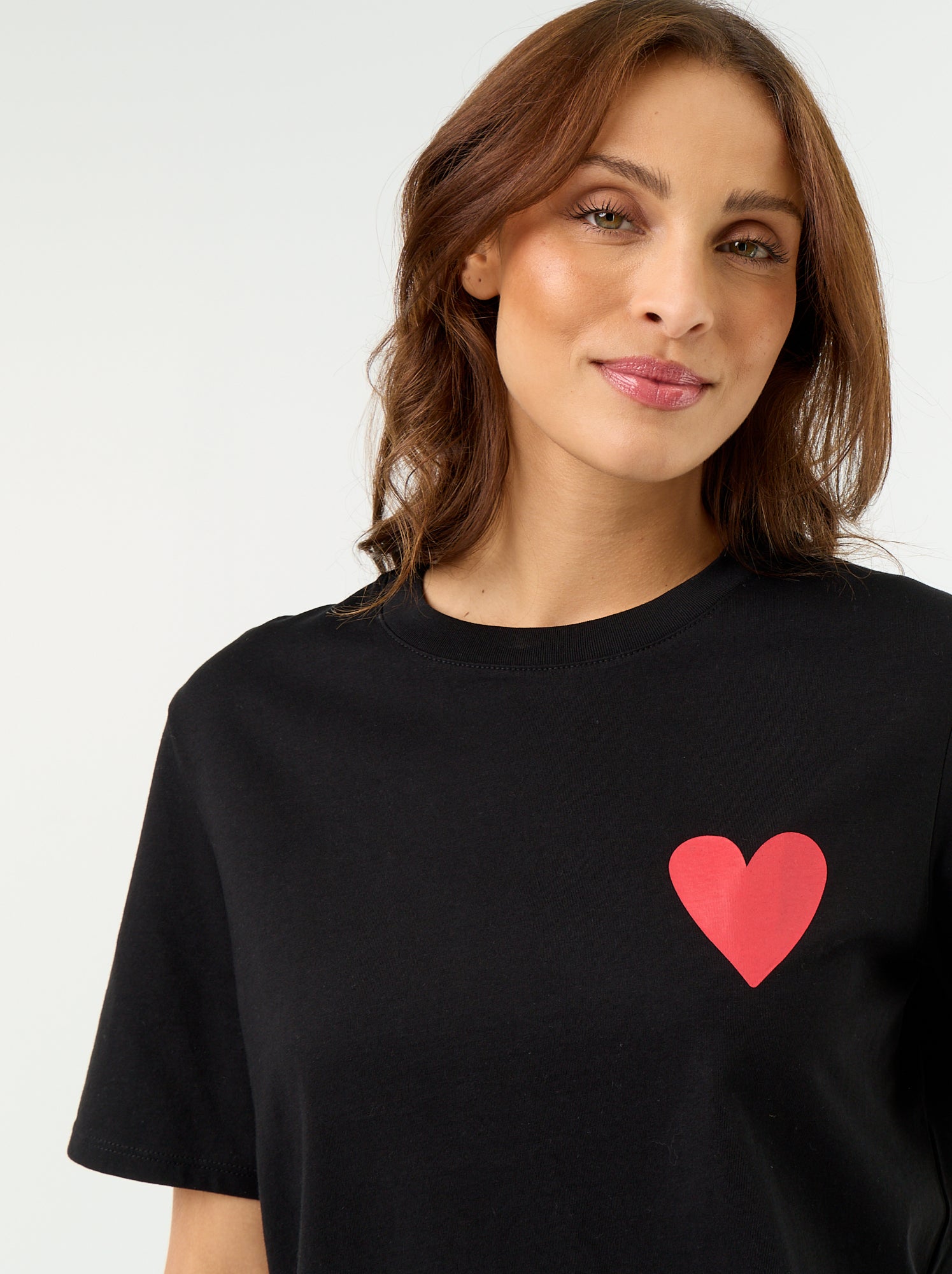 T-shirt avec message EVJF - Noir