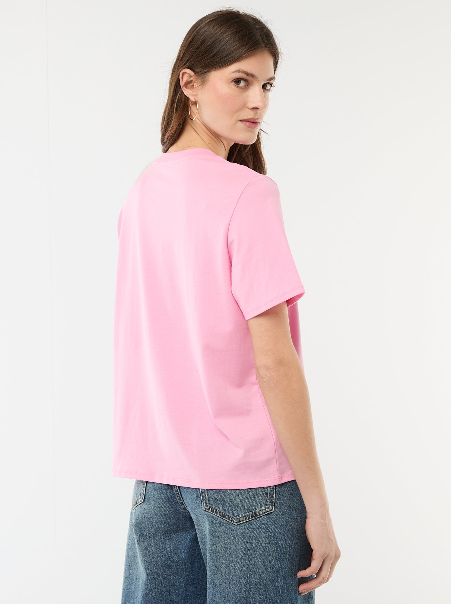 T-shirt avec message EVJF - Rose (CYZ60_9)