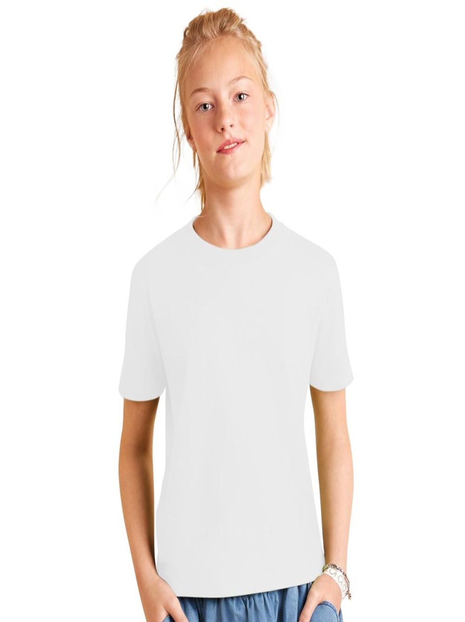 T-shirt B&C Exact 150 pour enfant - Blanc
