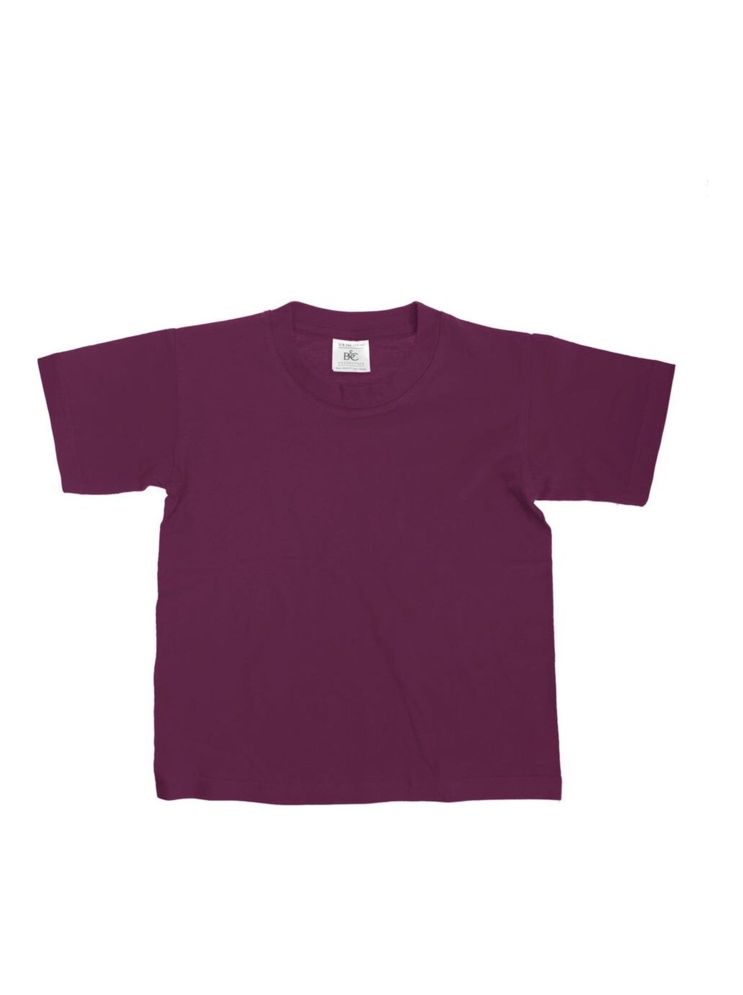 T-shirt B&C Exact 150 pour enfant - Bordeaux