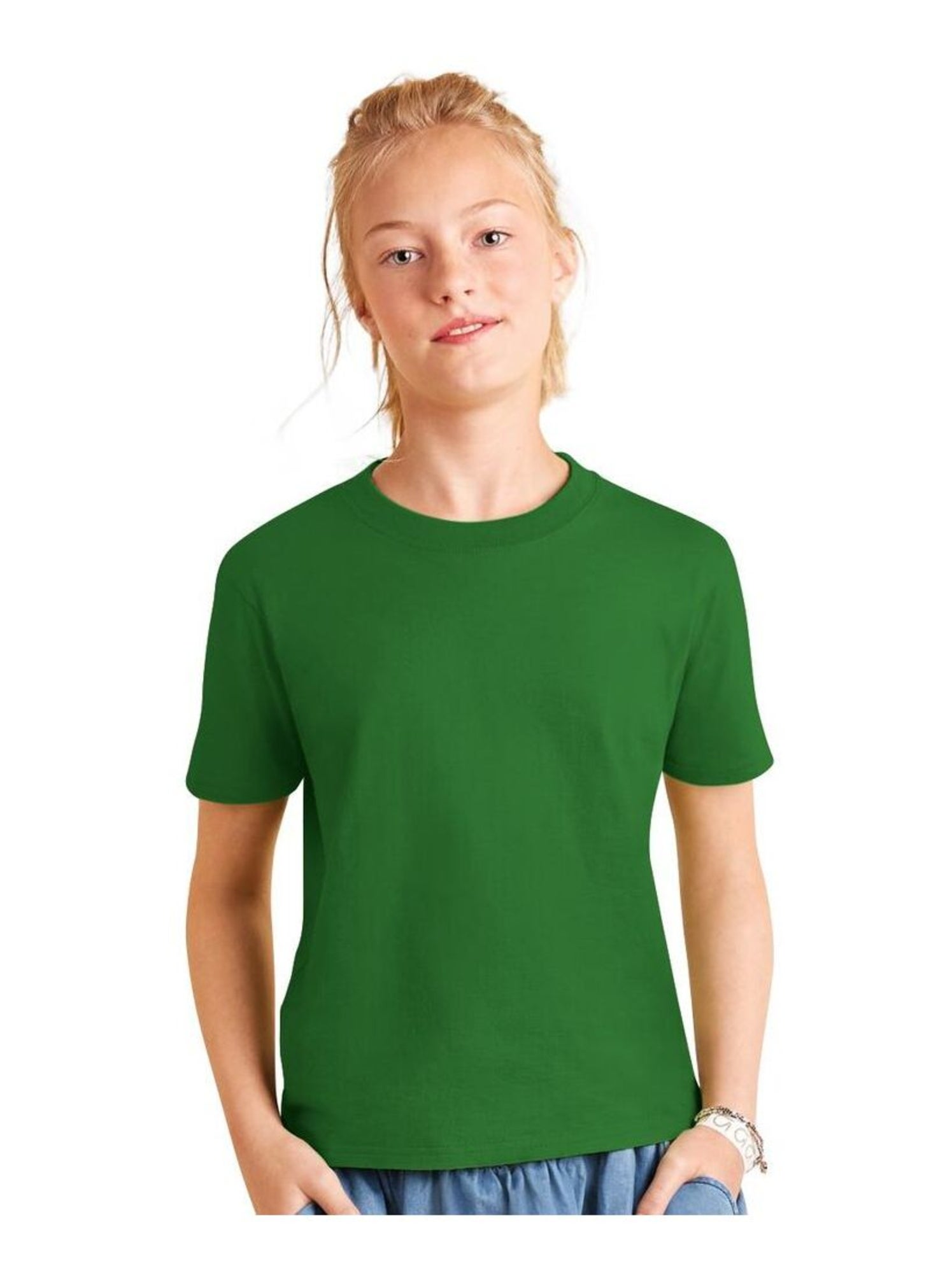 T-shirt B&C Exact 150 pour enfant - Vert bouteille