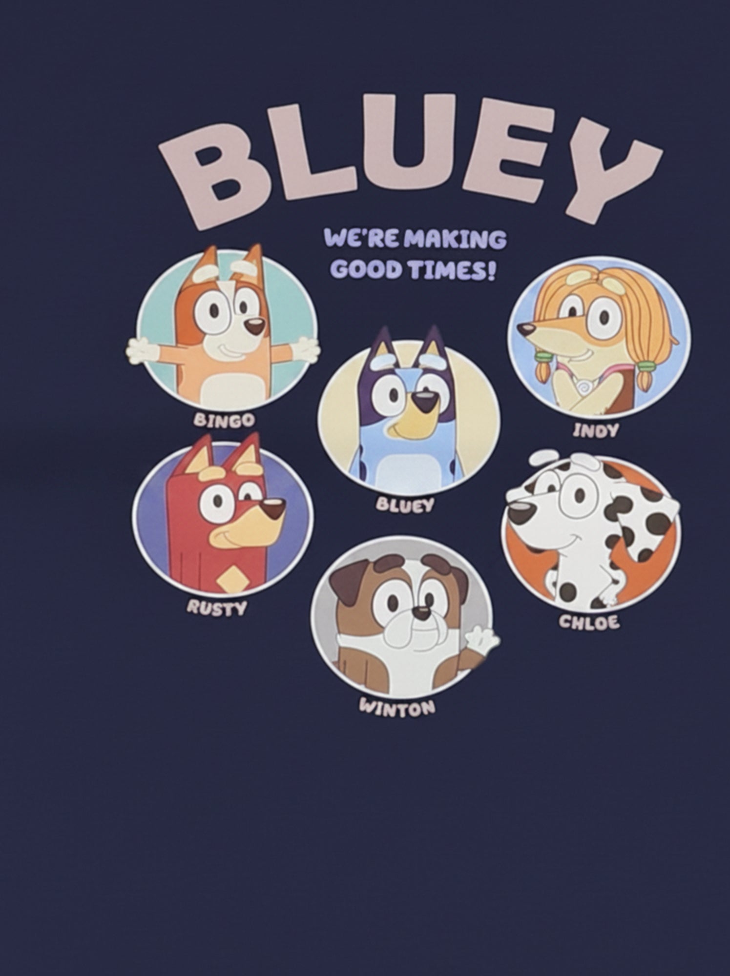 T-shirt 'Bluey' à manches longues - Bleu (GJP12_7)