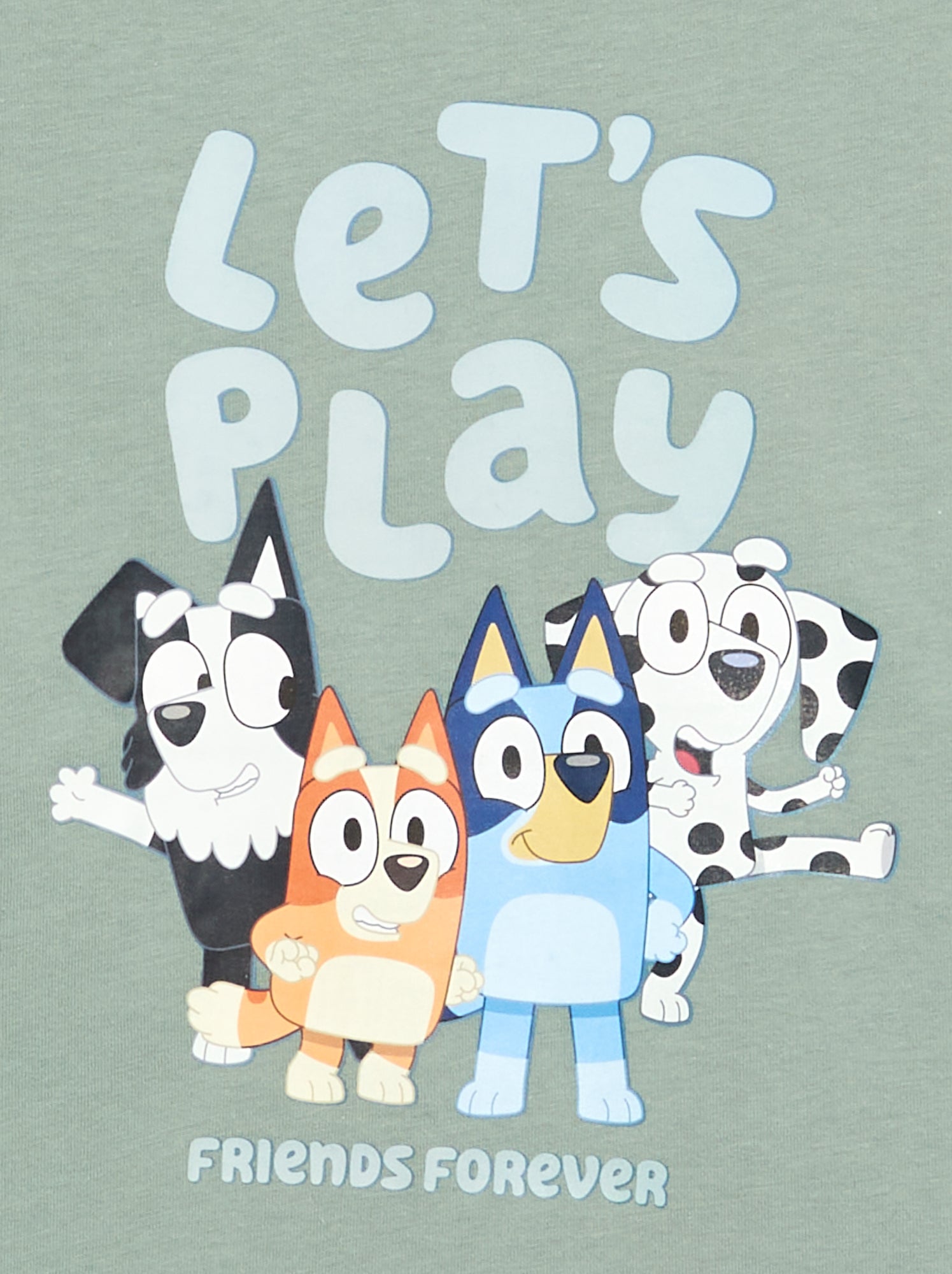 T-shirt 'Bluey' à manches longues - Bleu (GJP12_9)