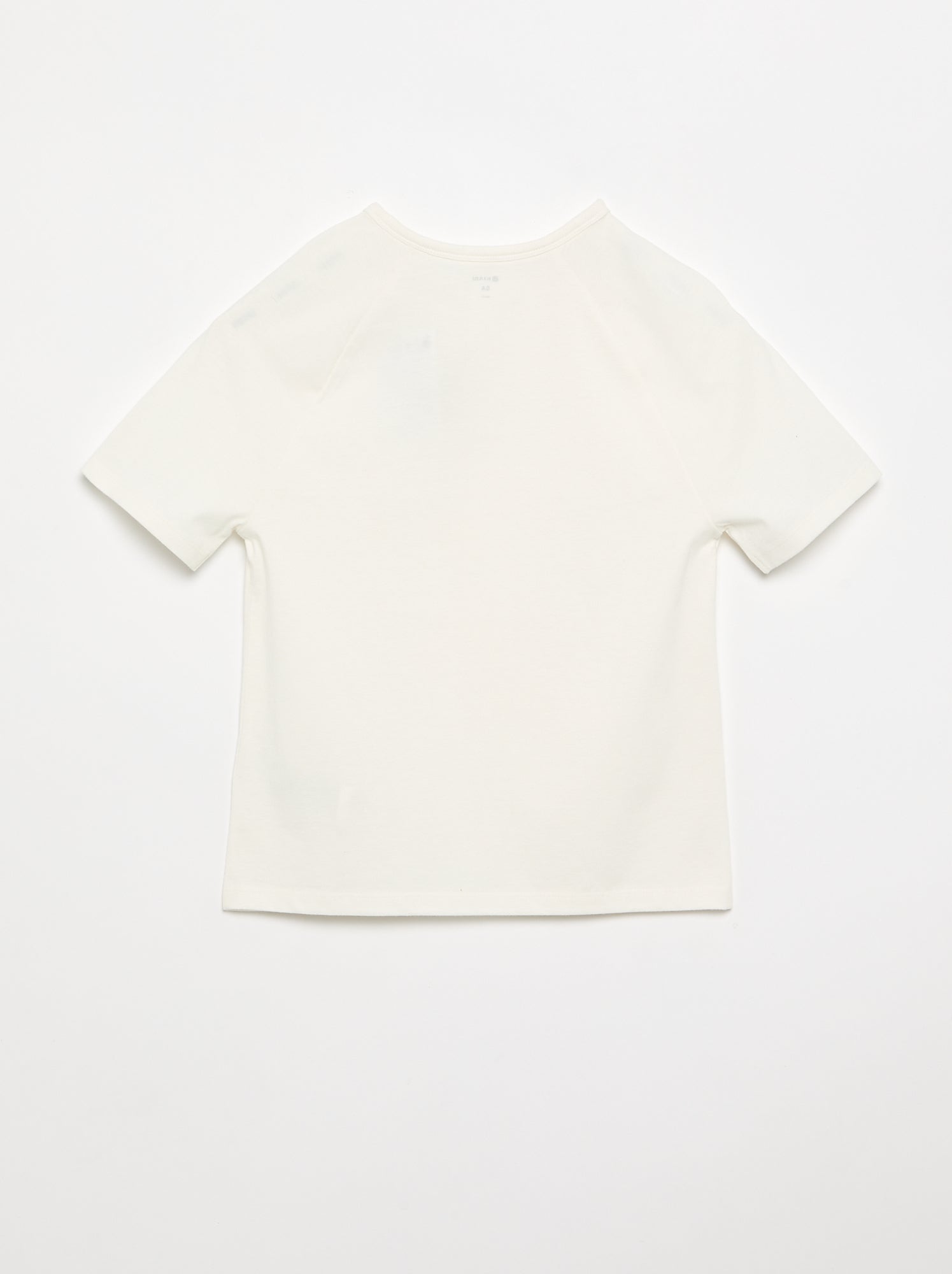 T-shirt brodé à manches courtes - Blanc