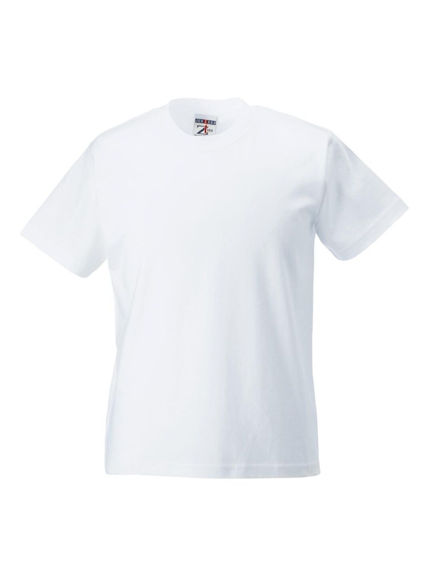 T-shirt classique uni Jerzees Schoolgear pour enfant - Blanc
