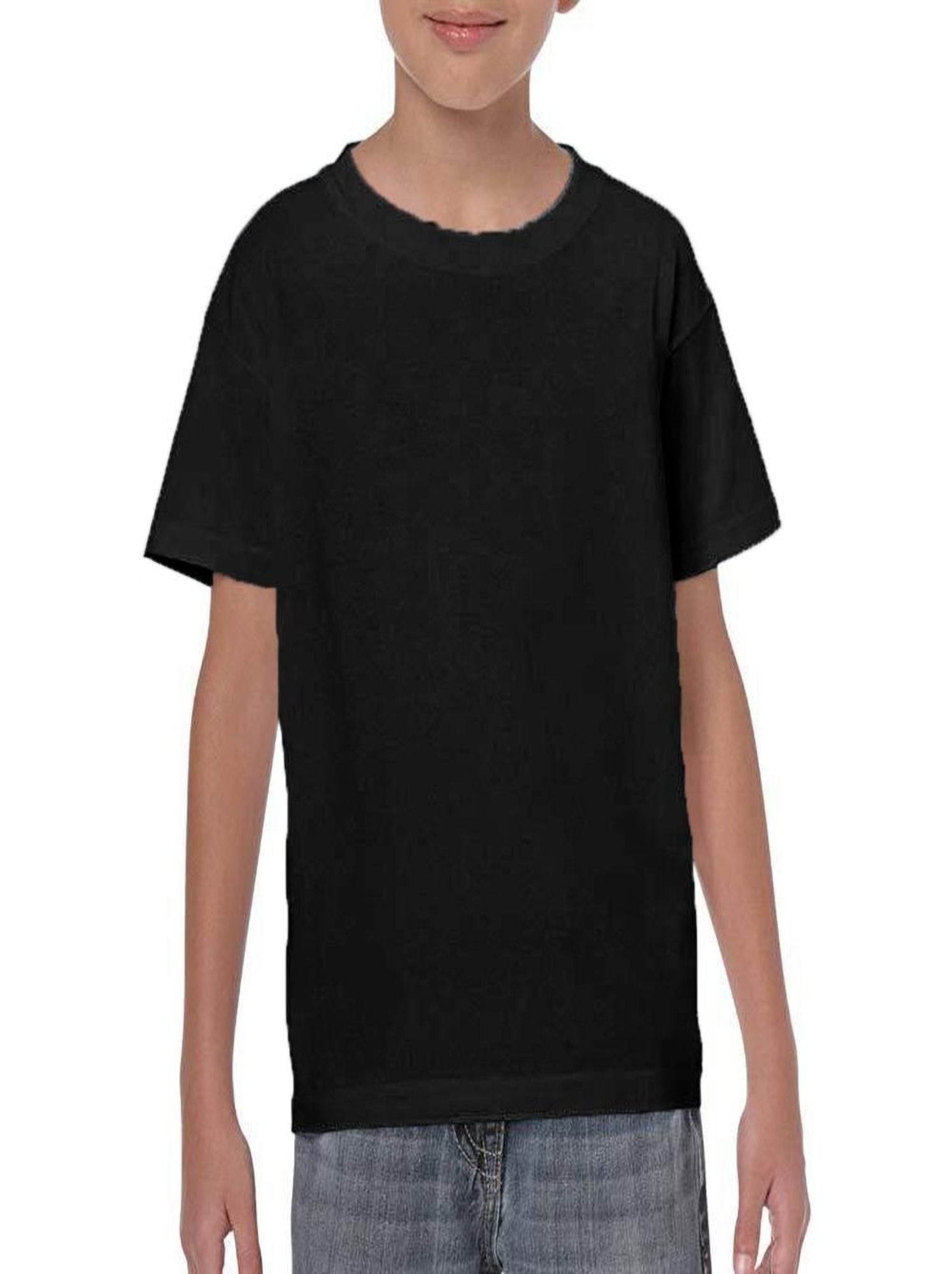 T-shirt classique uni Jerzees Schoolgear pour enfant - Noir