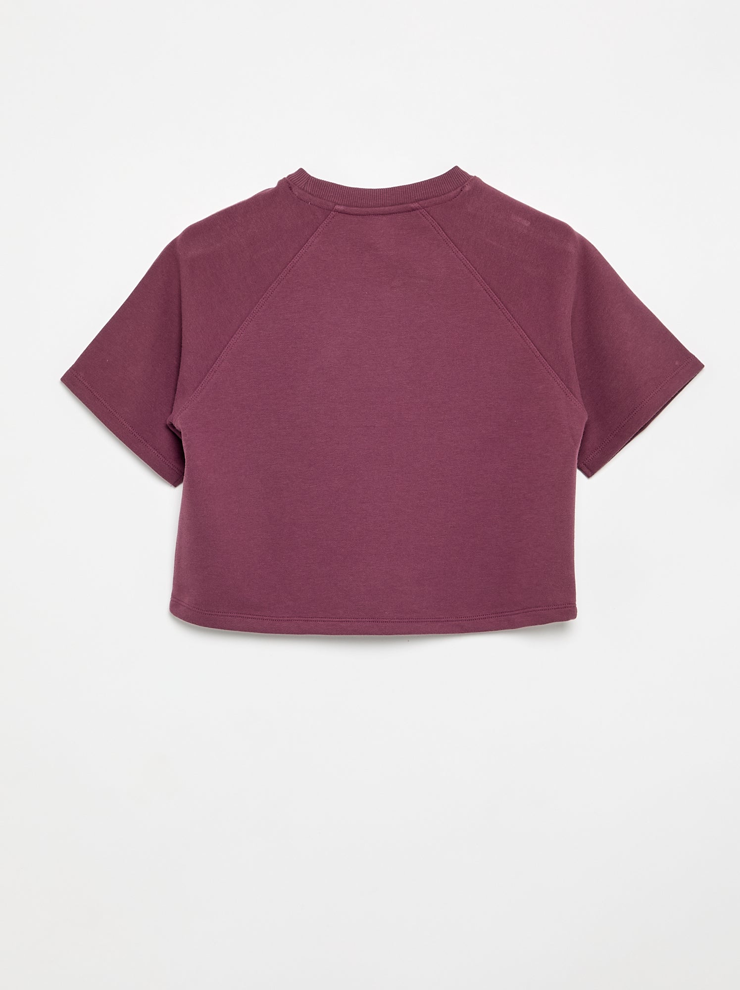 T-shirt coupe loose à manches courtes - Violet