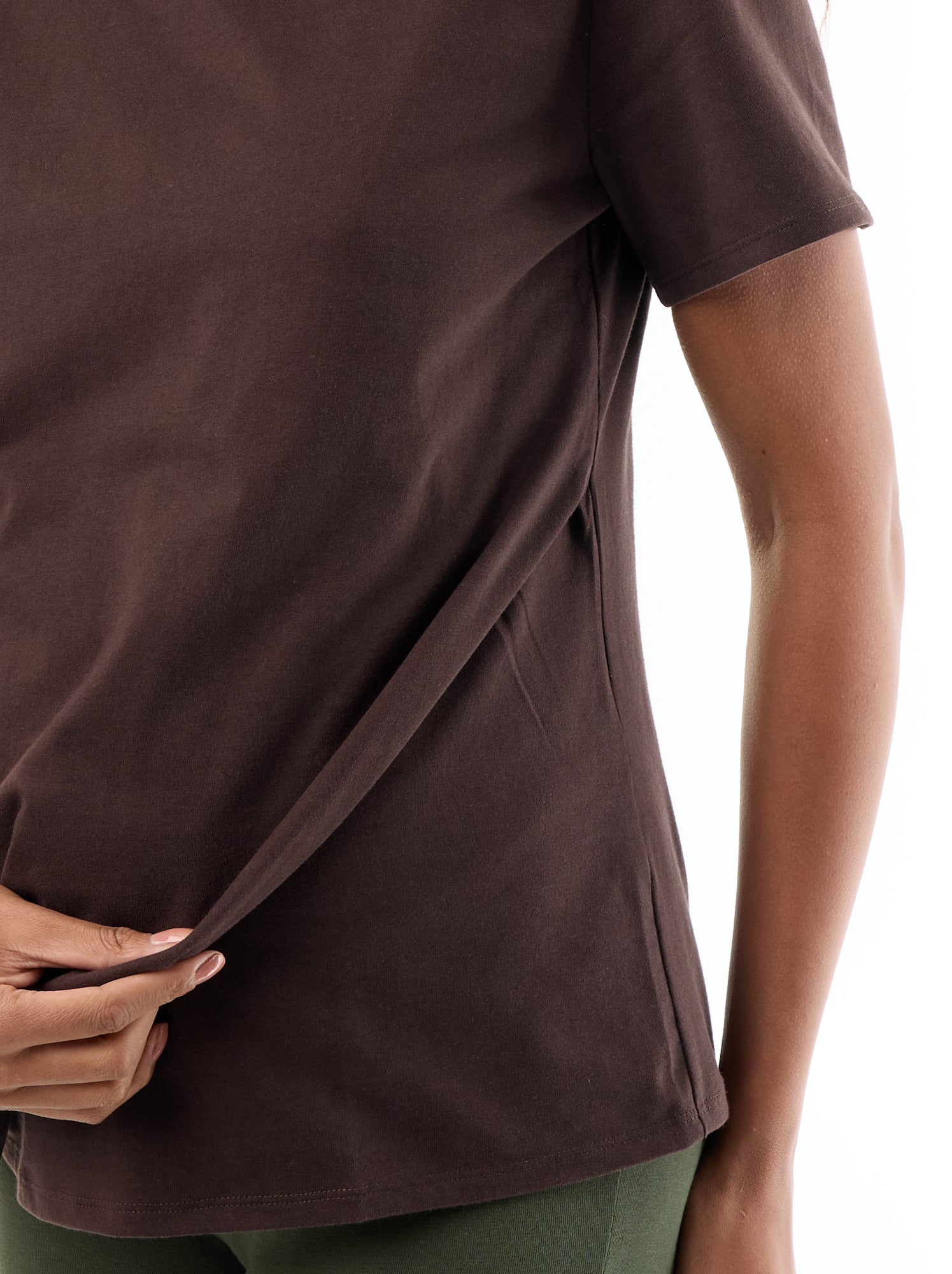 T-shirt d'allaitement - Marron