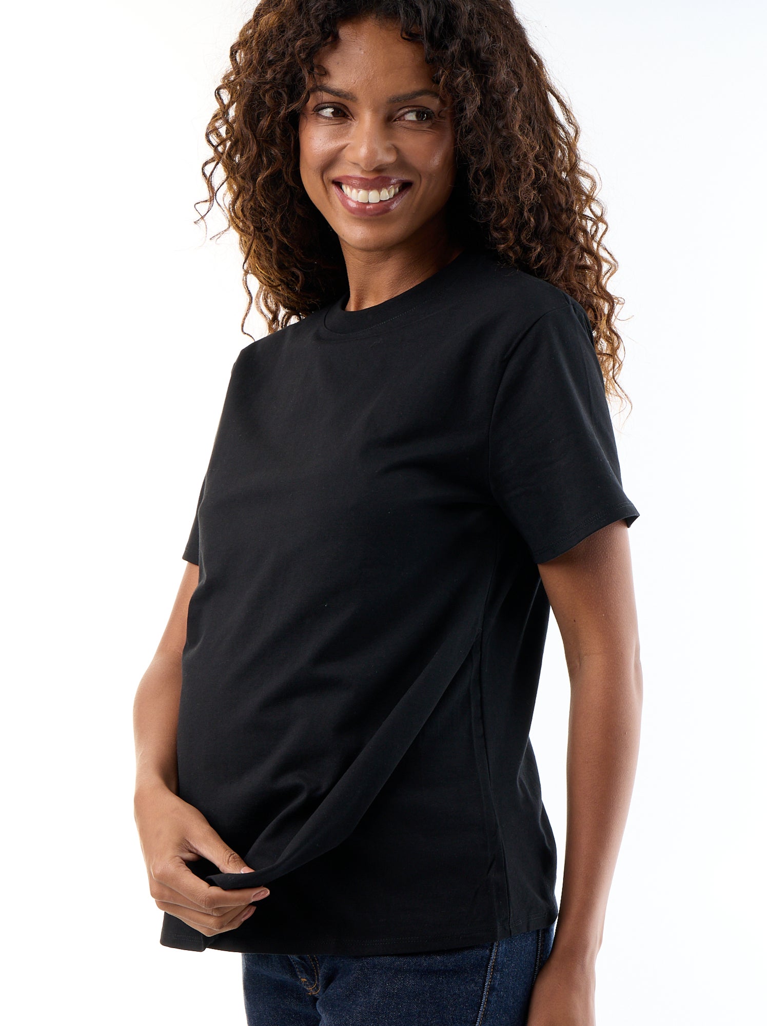 T-shirt d'allaitement - Noir
