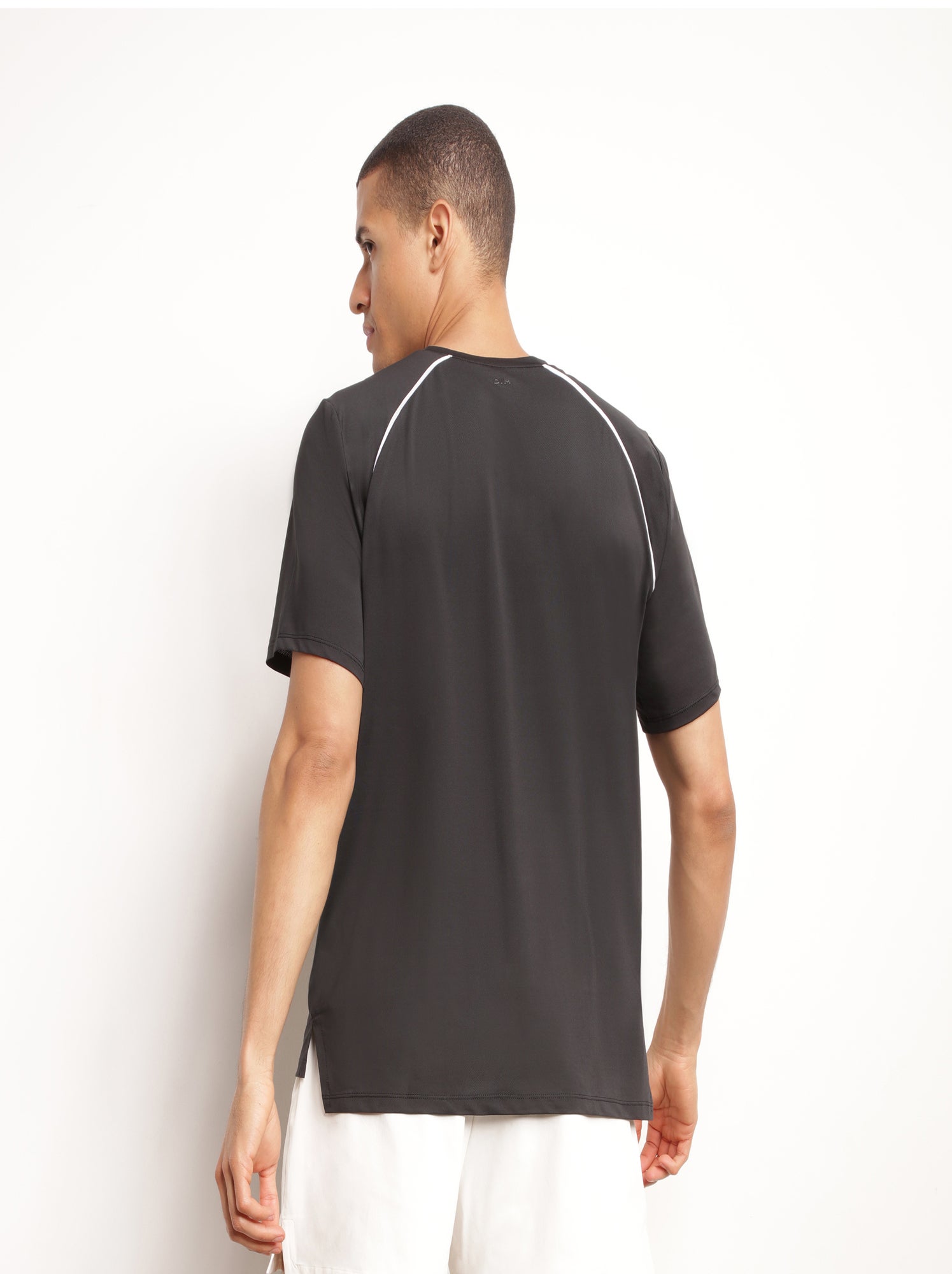 T-shirt de sport col rond dim move - Noir