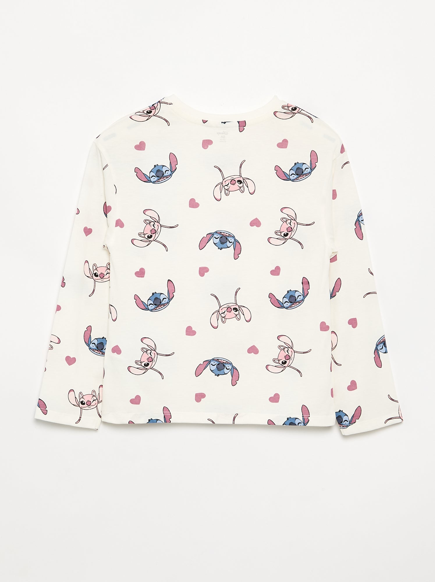 T-shirt 'Disney' à manches longues - Blanc