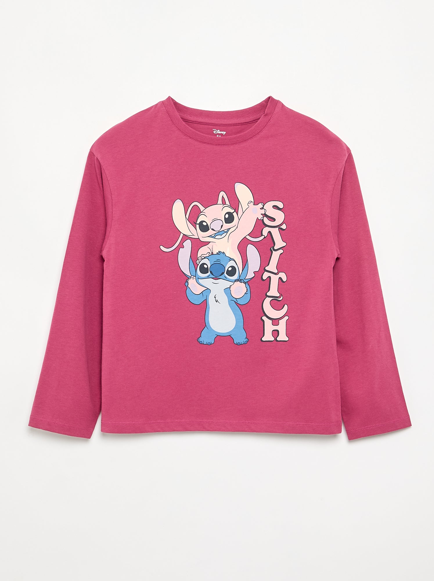 T-shirt 'Disney' à manches longues - Rouge