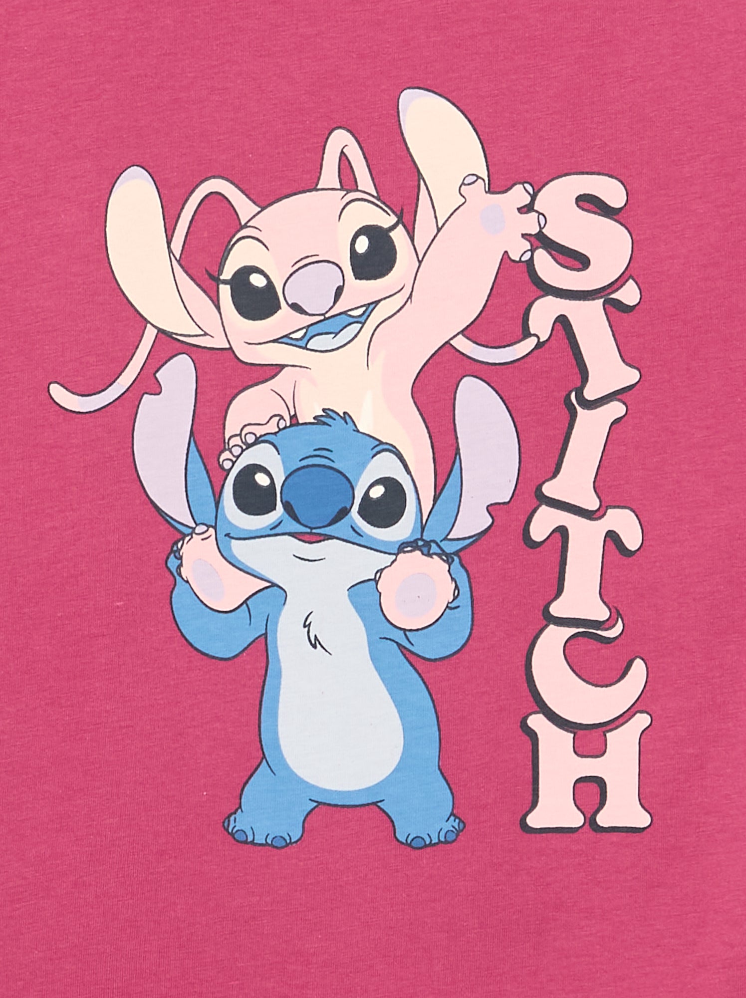 T-shirt 'Disney' à manches longues - Rouge