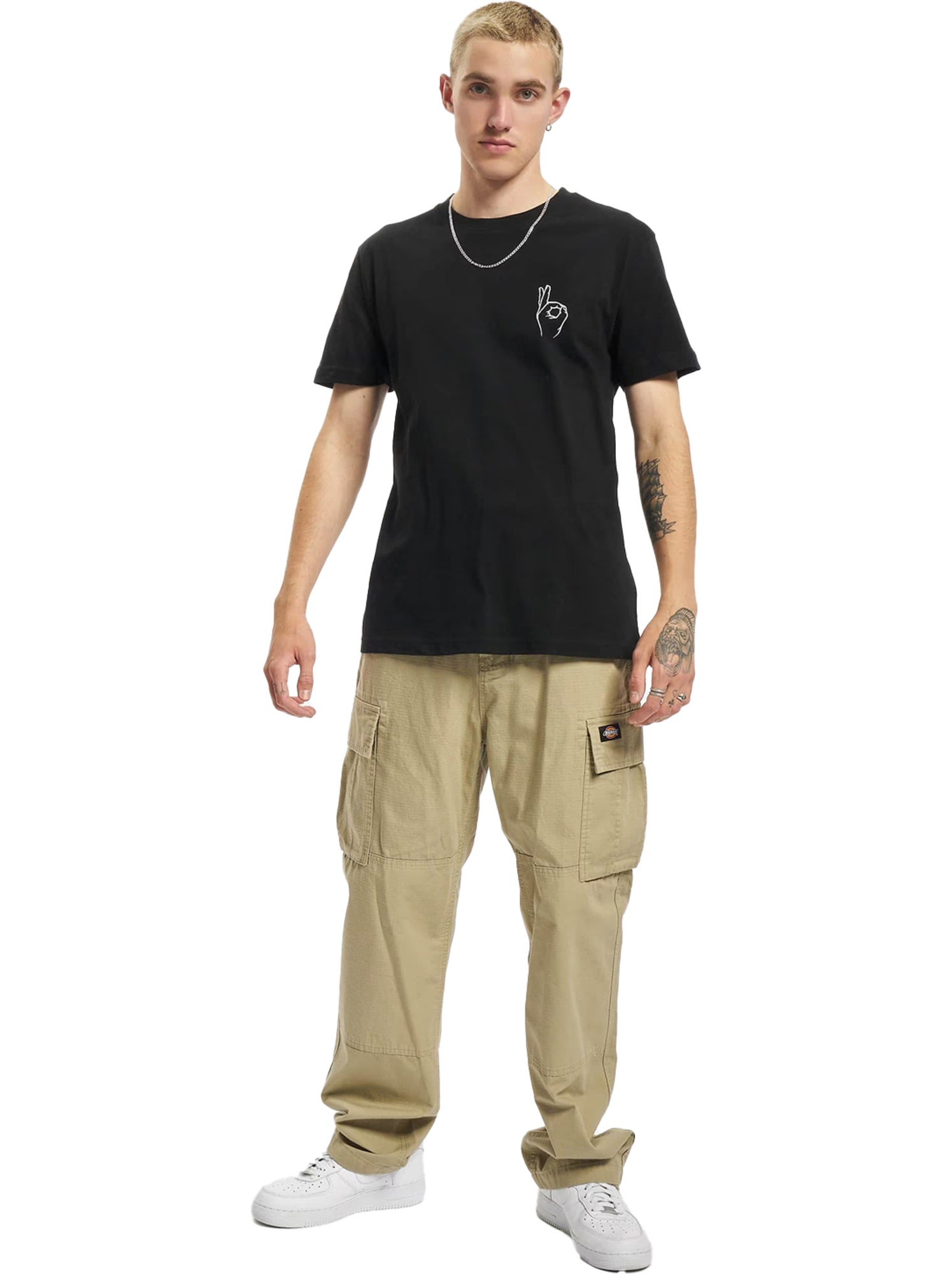 T-shirt easy sign - mister tee - Noir