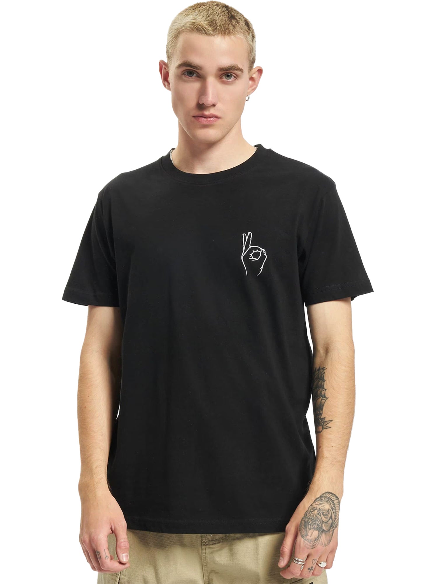T-shirt easy sign - mister tee - Noir