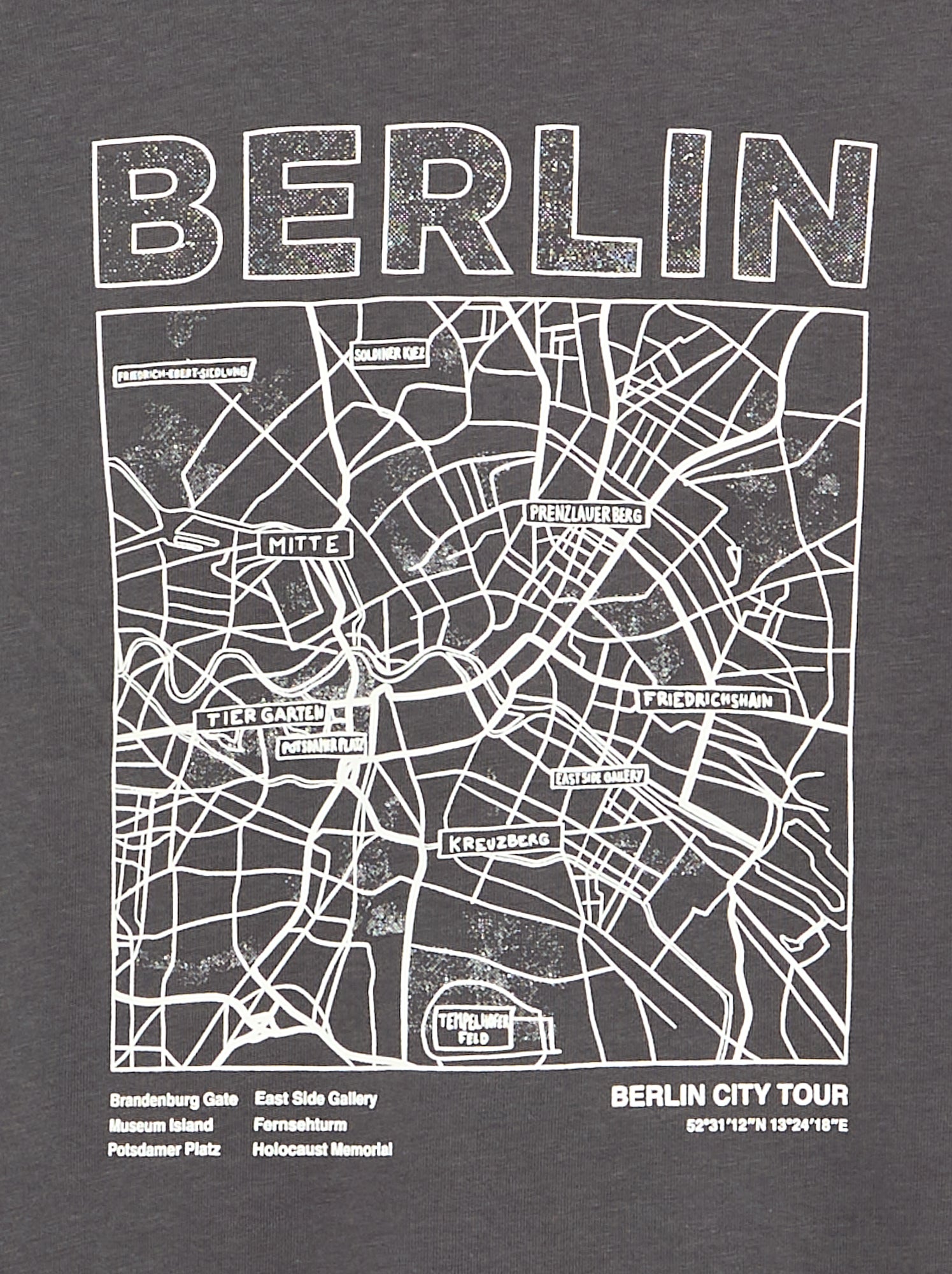 T-shirt effet 2-en-1 manches longues - Gris