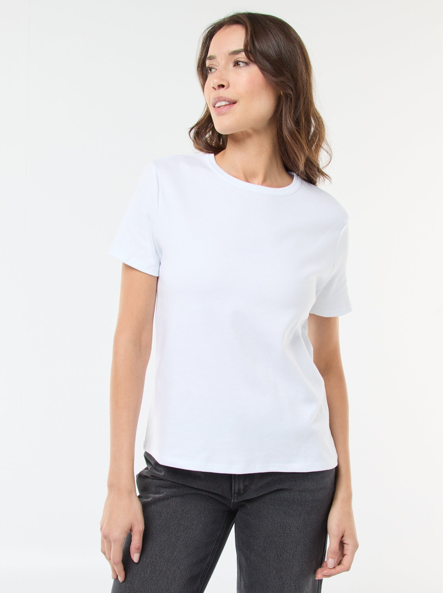 T-shirt en coton épais - Blanc