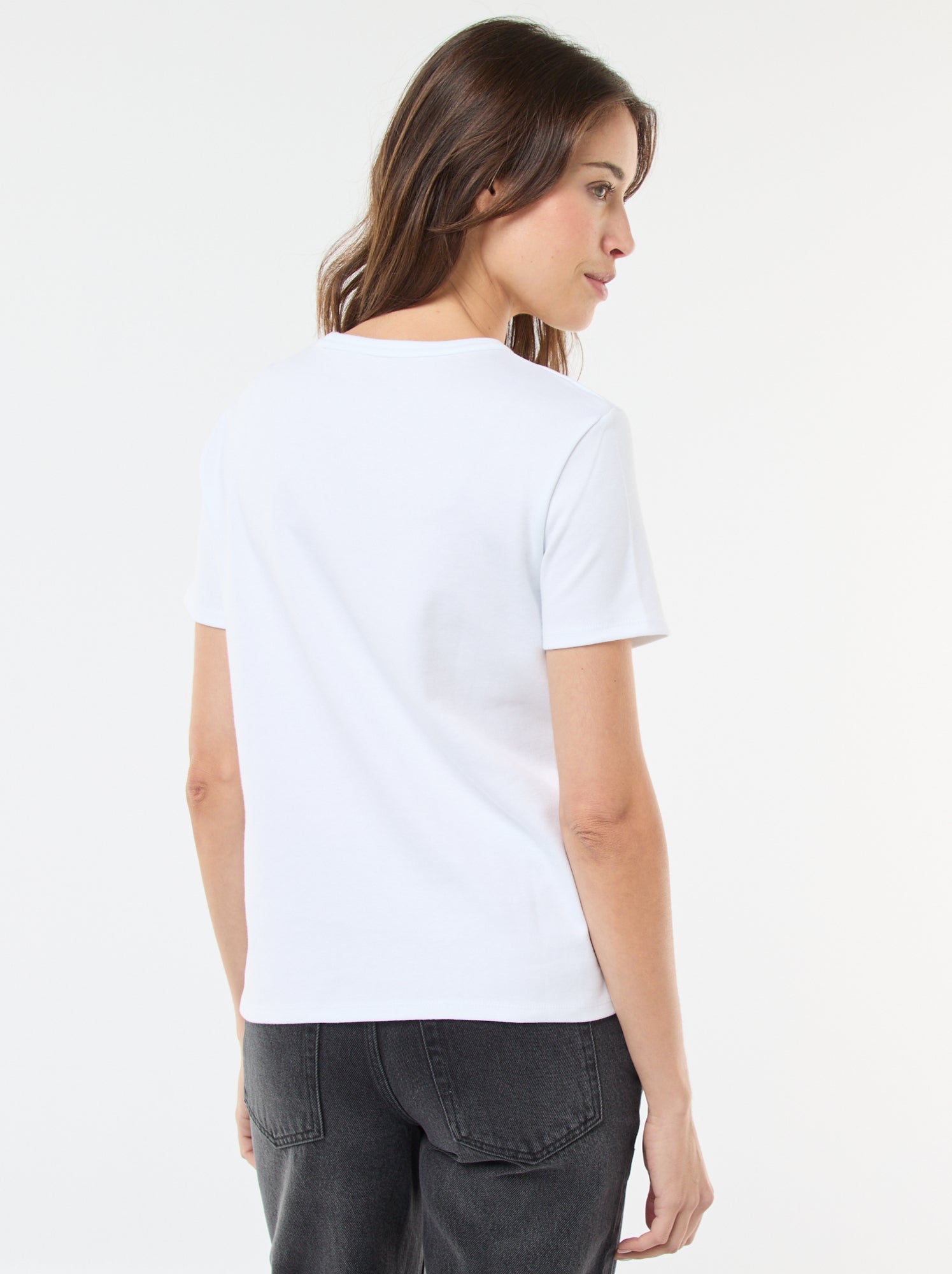 T-shirt en coton épais - Blanc