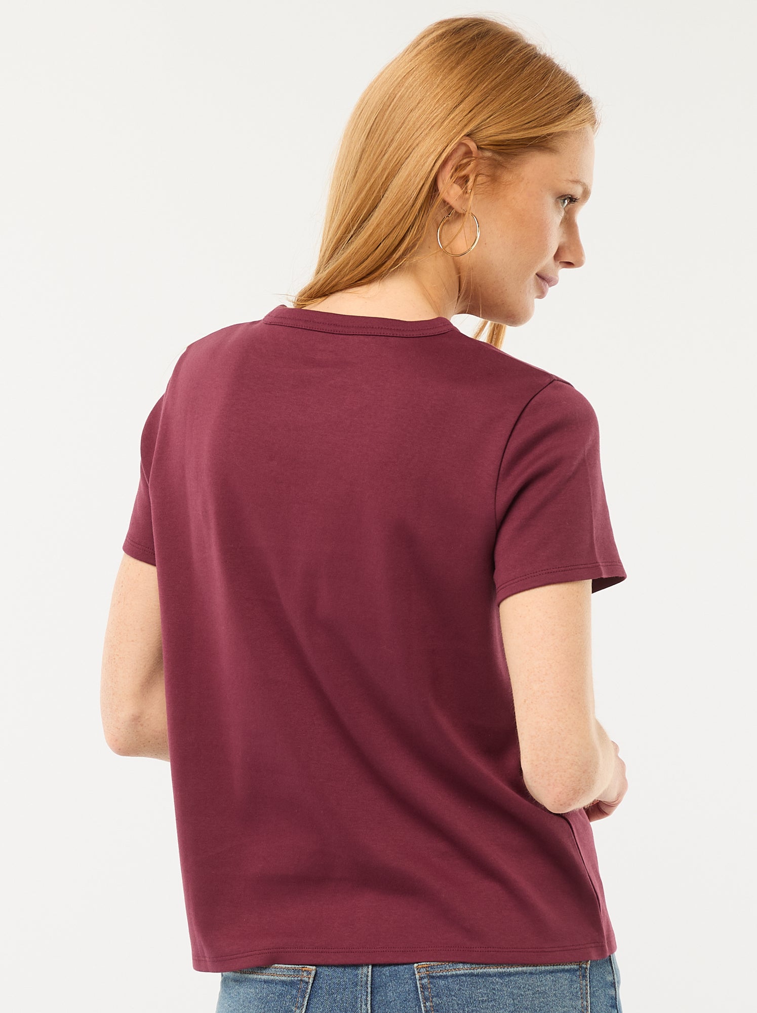 T-shirt en coton épais - Violet
