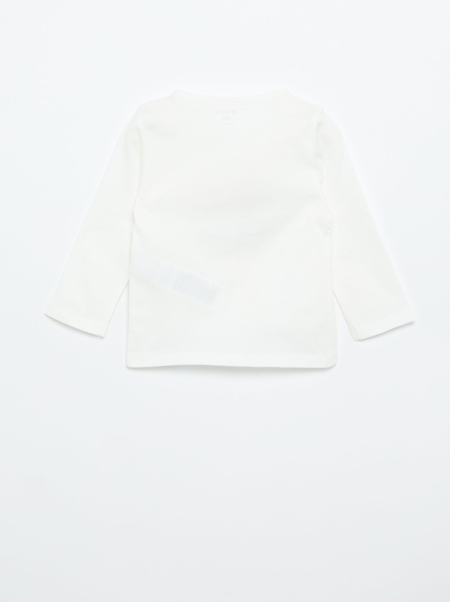 T-shirt en jersey à manches longues - Blanc (FXE06_1)