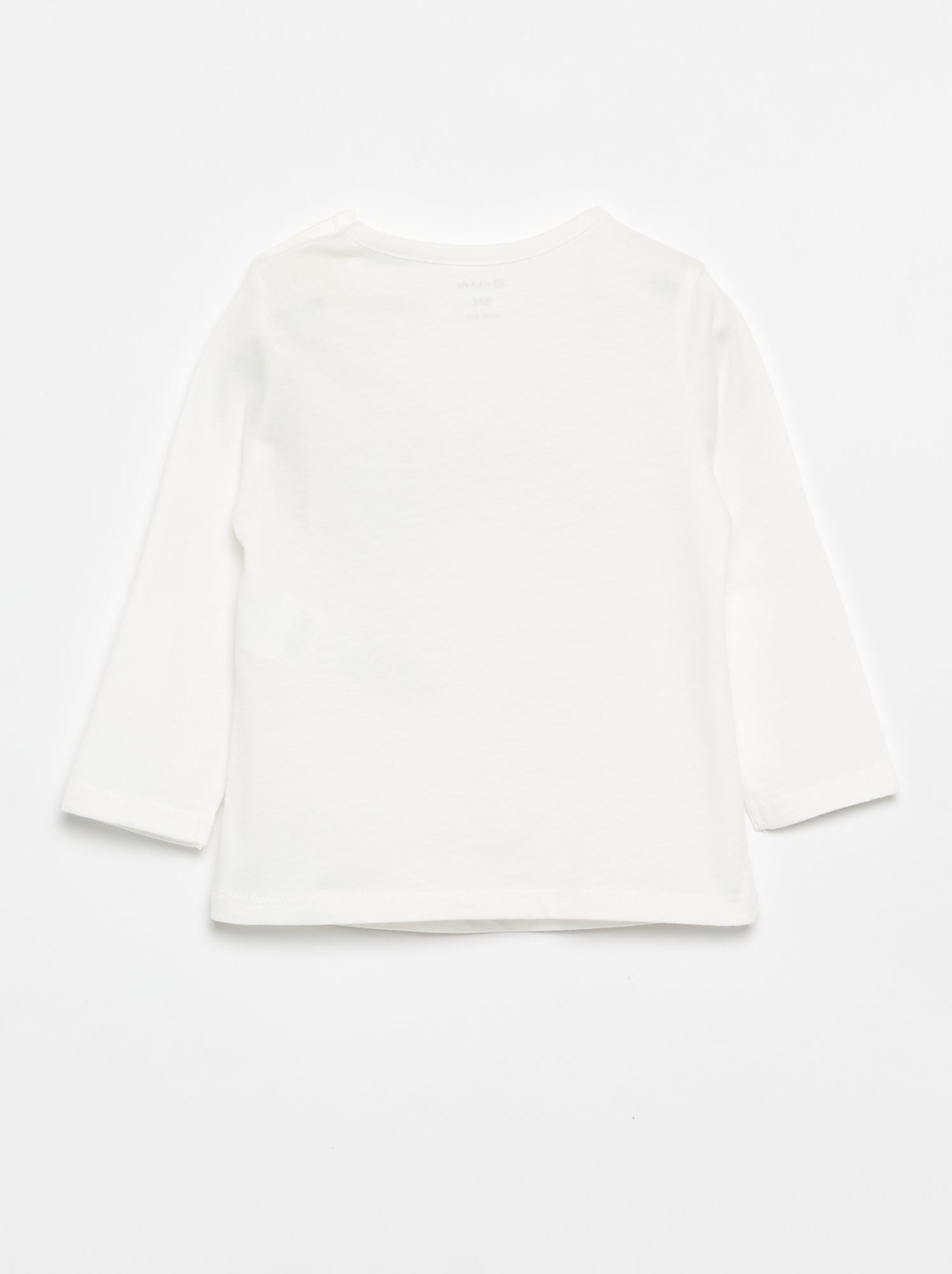 T-shirt en jersey à manches longues - Blanc (FXE06_2)