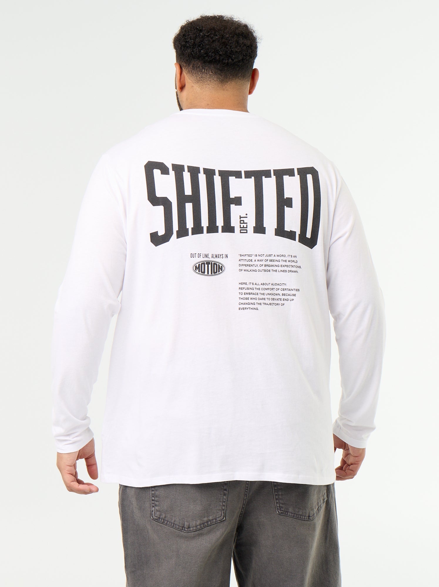 T-shirt en jersey à manches longues - Blanc