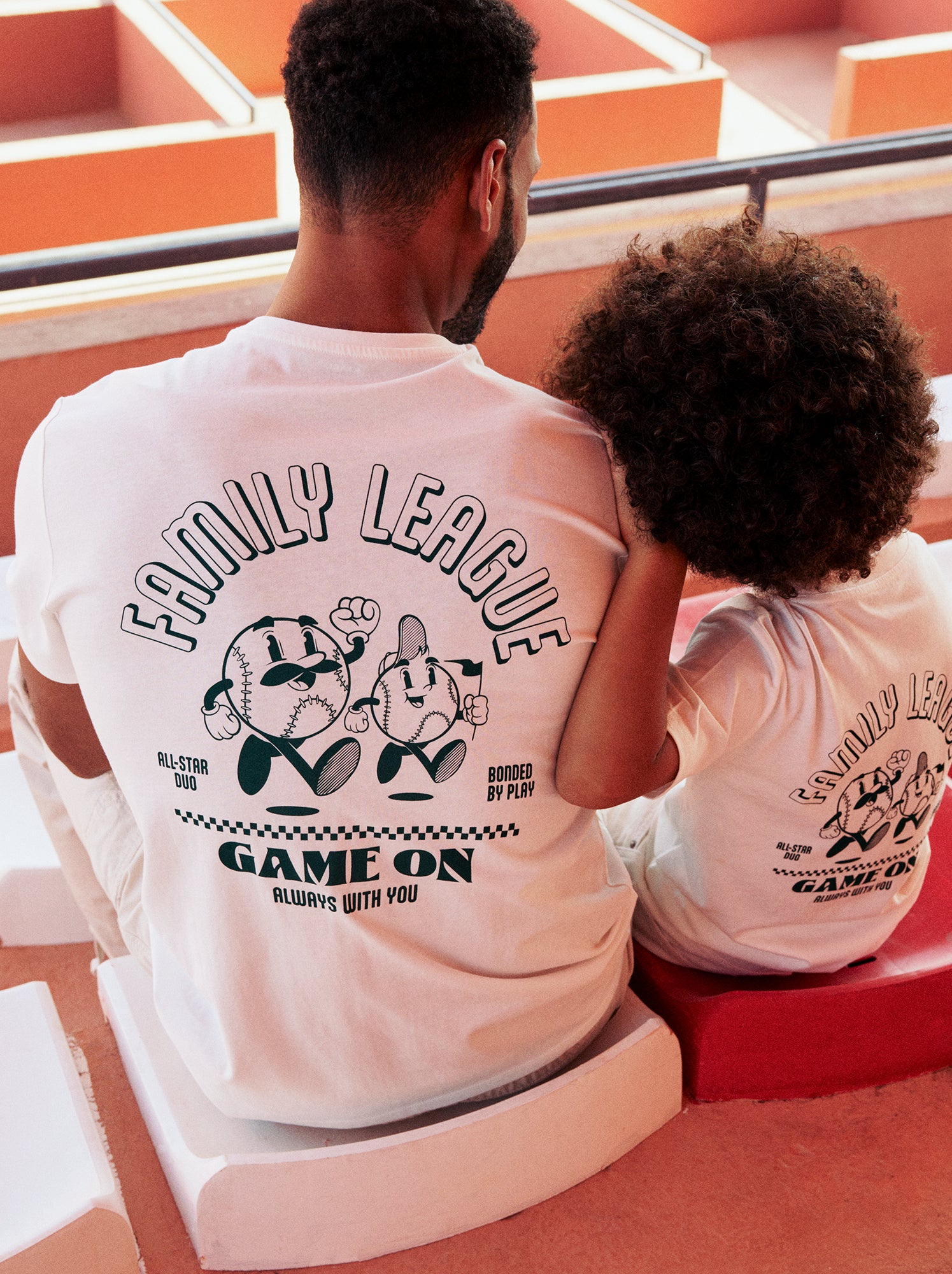 T-shirt en jersey manches courtes imprimé recto/verso - Blanc (ESP60_6)