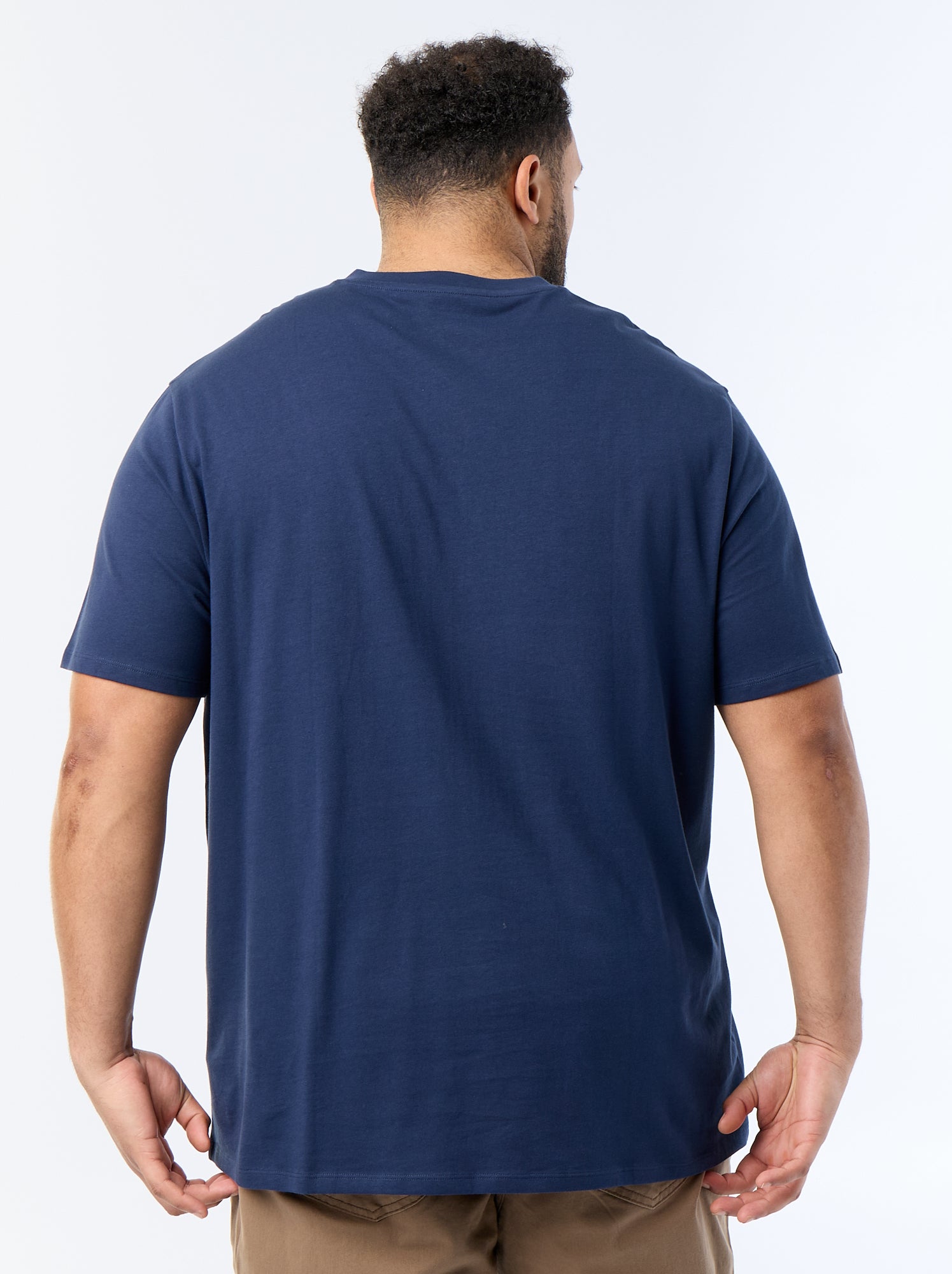 T-shirt en maille jersey à manches courtes - Noir