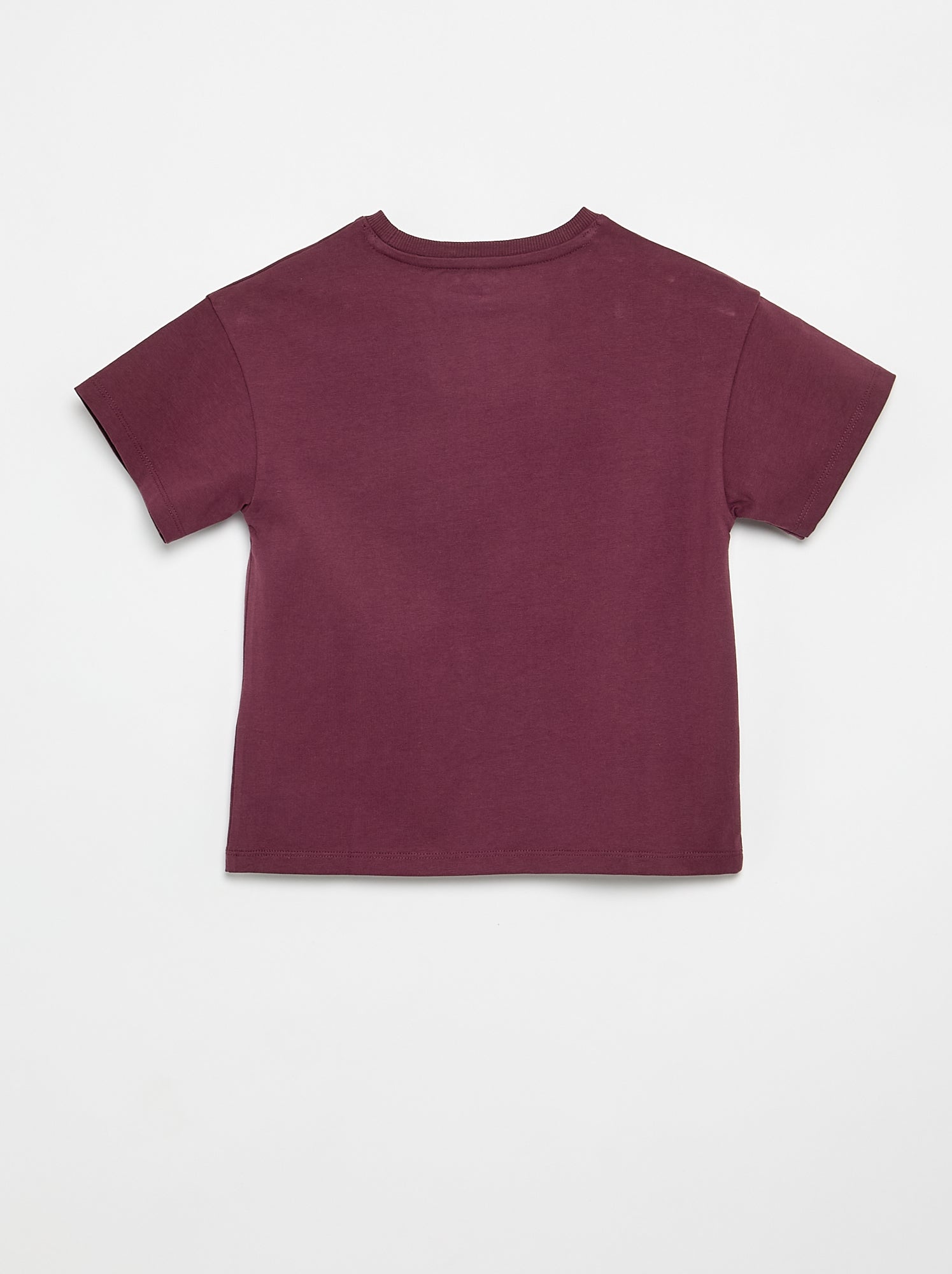 T-shirt en Tough Cotton manches courtes - Violet (EYY87_5)