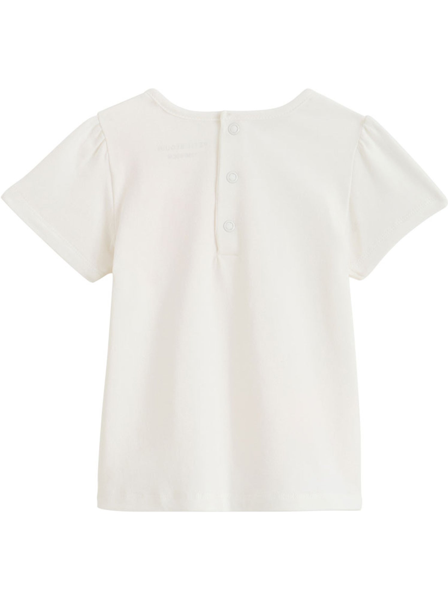 T-shirt enfant manches courtes anaelle - Ecru
