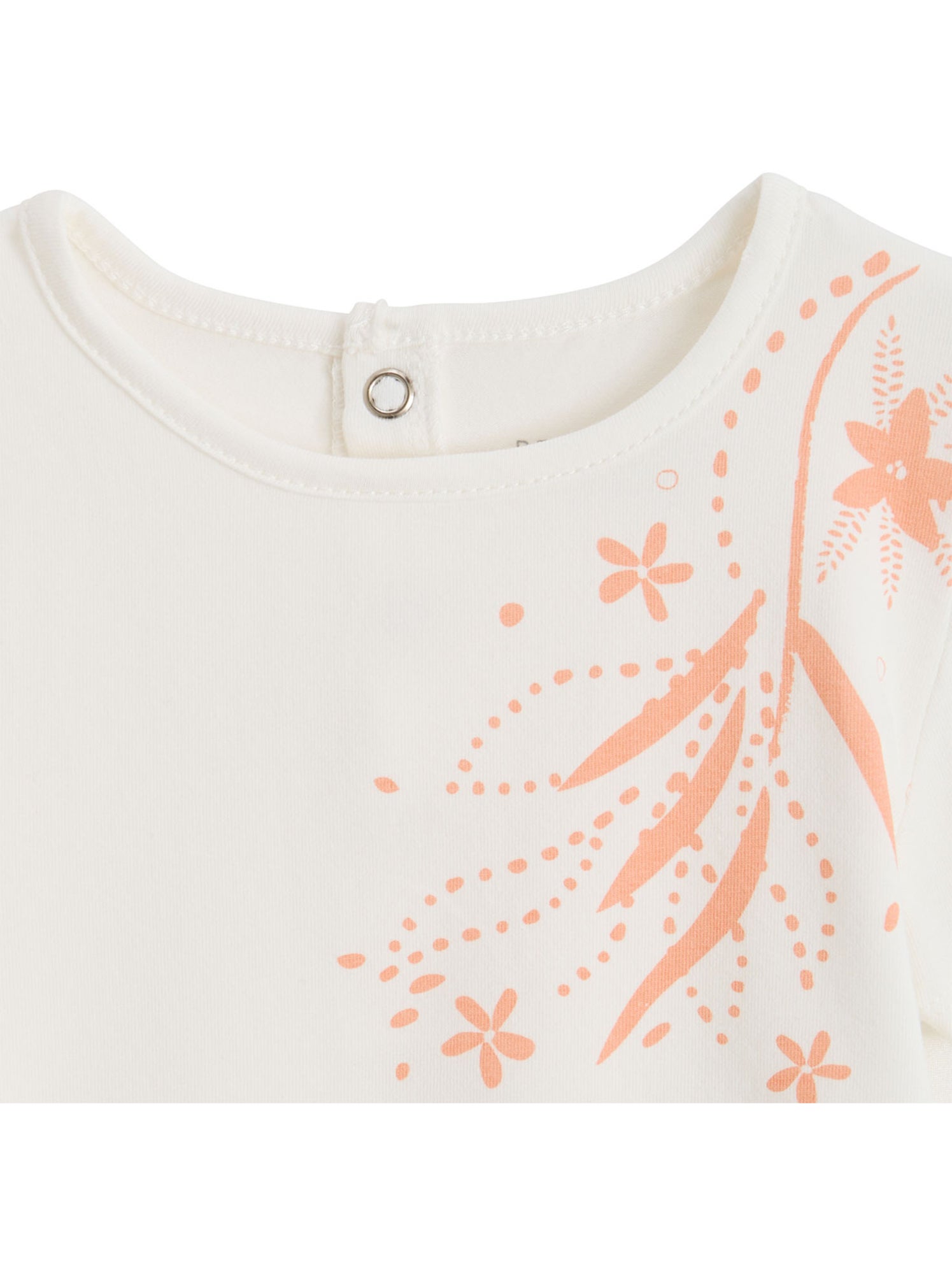 T-shirt enfant manches courtes anaelle - Ecru