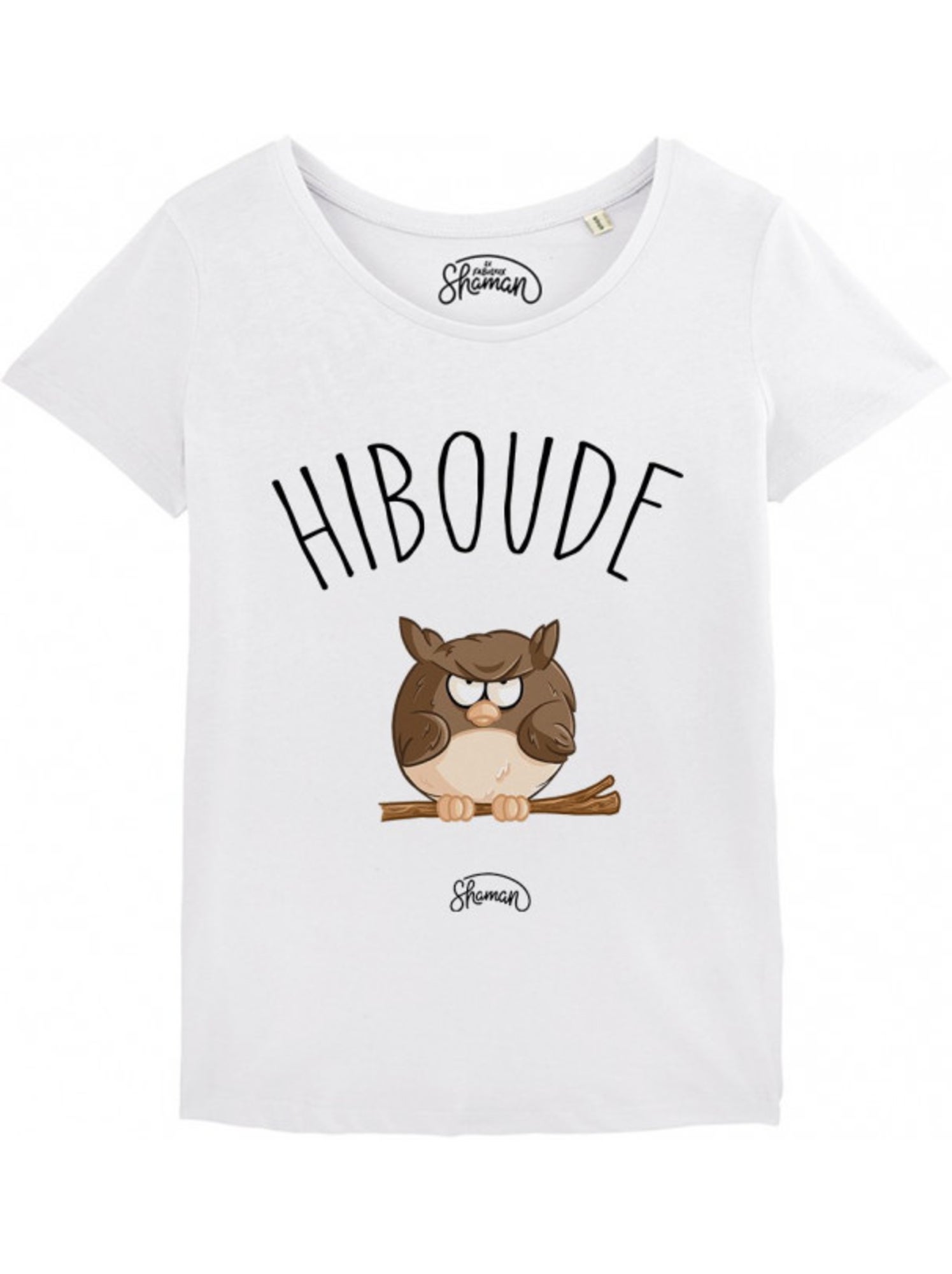 T-shirt Femme - HIBOUDE - Blanc