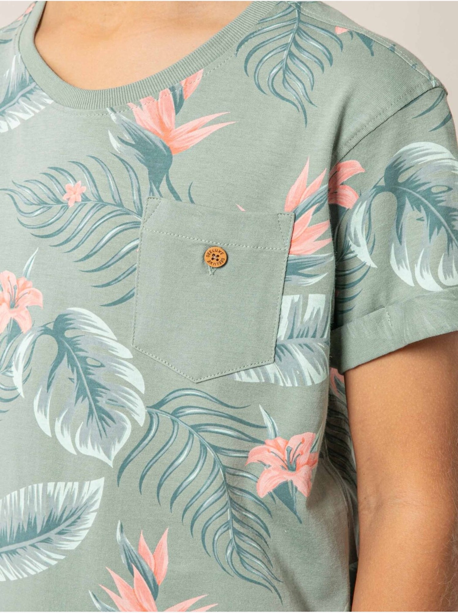 T-shirt garçon coton 'deeluxe' - Vert tilleul