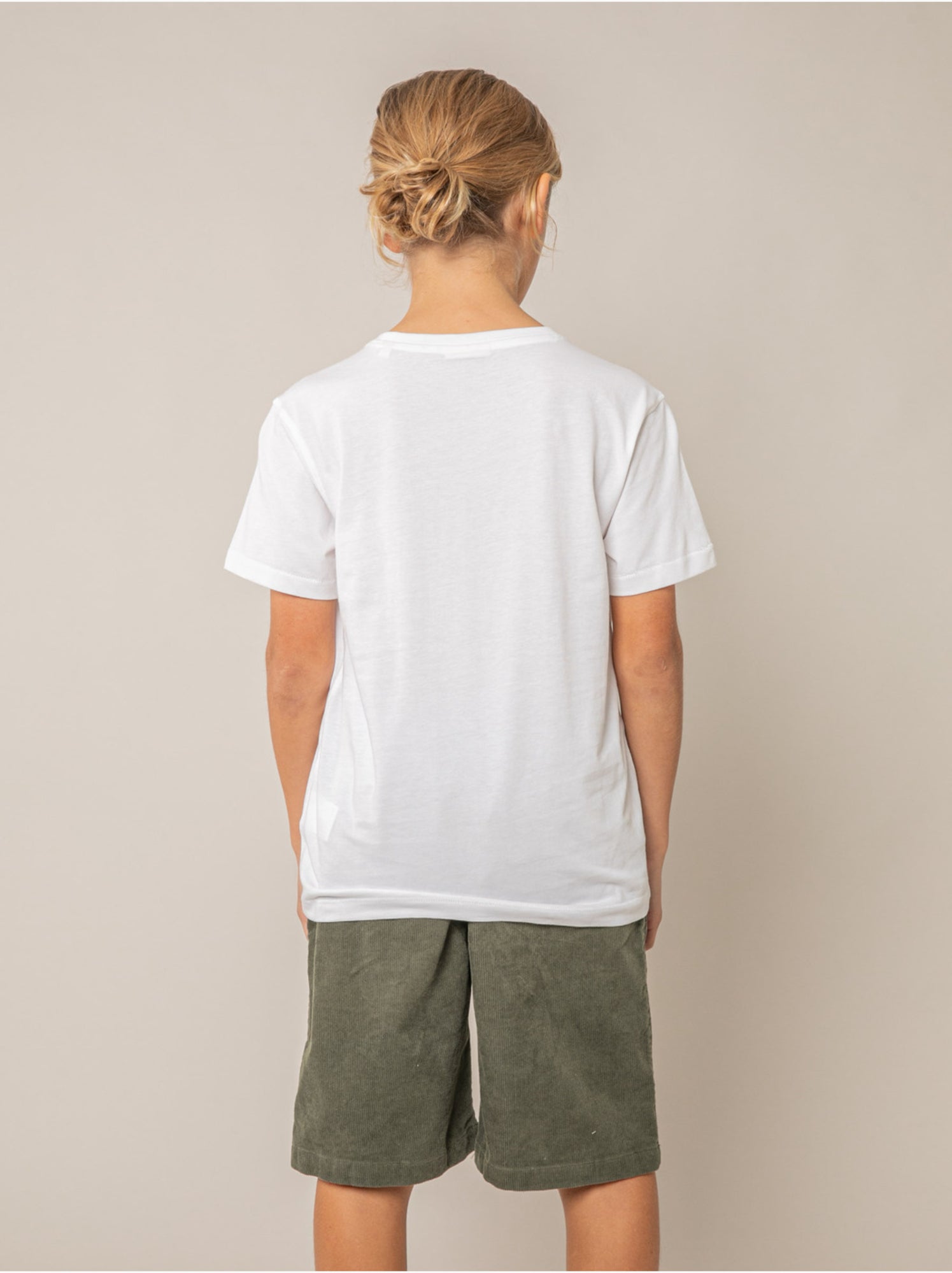 T-shirt garçon en coton 'deeluxe' - Blanc