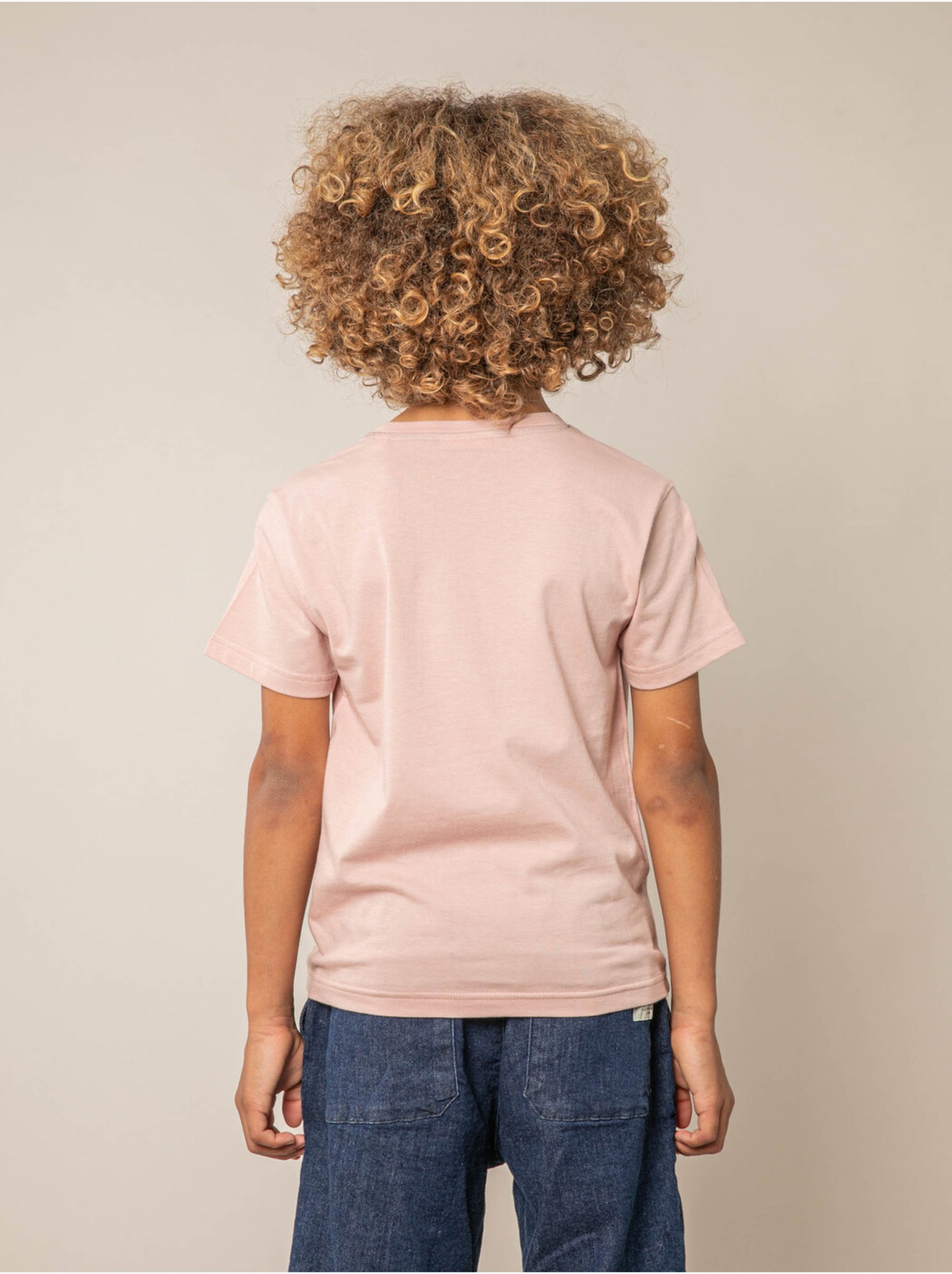 T-shirt garçon en coton 'deeluxe' - Rose clair