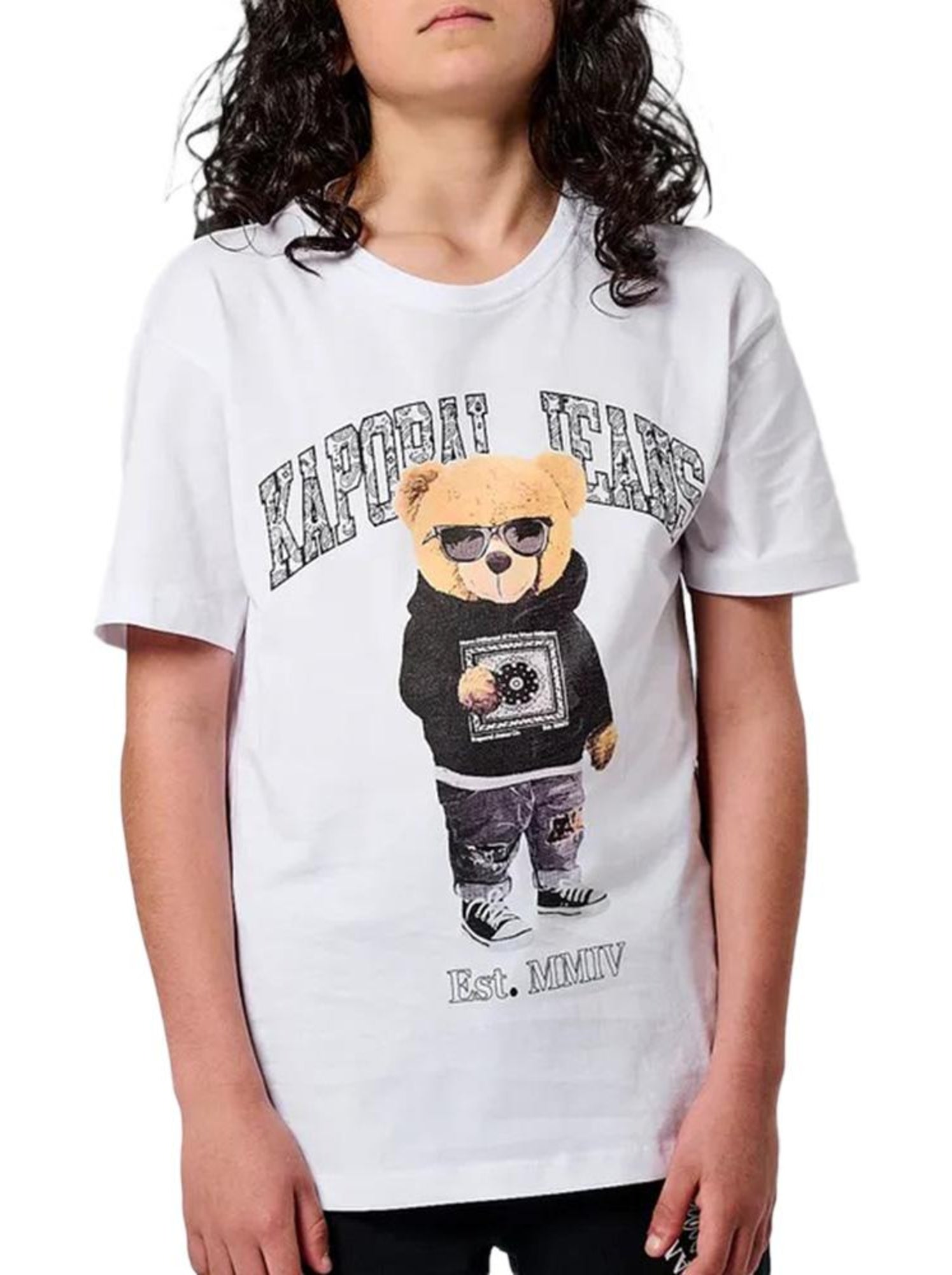 T-shirt garçon kaporal - Blanc