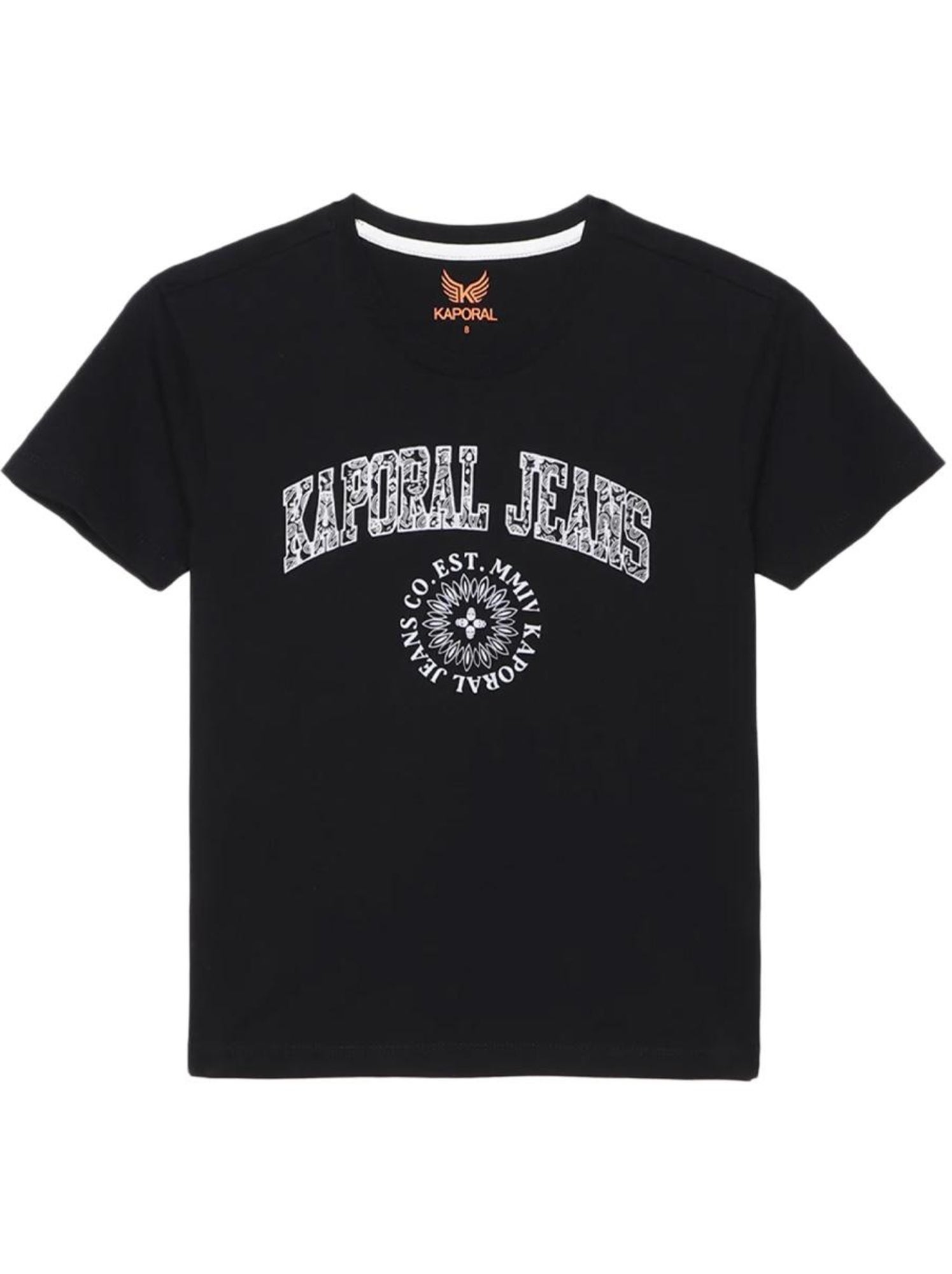 T-shirt garçon kaporal - Noir